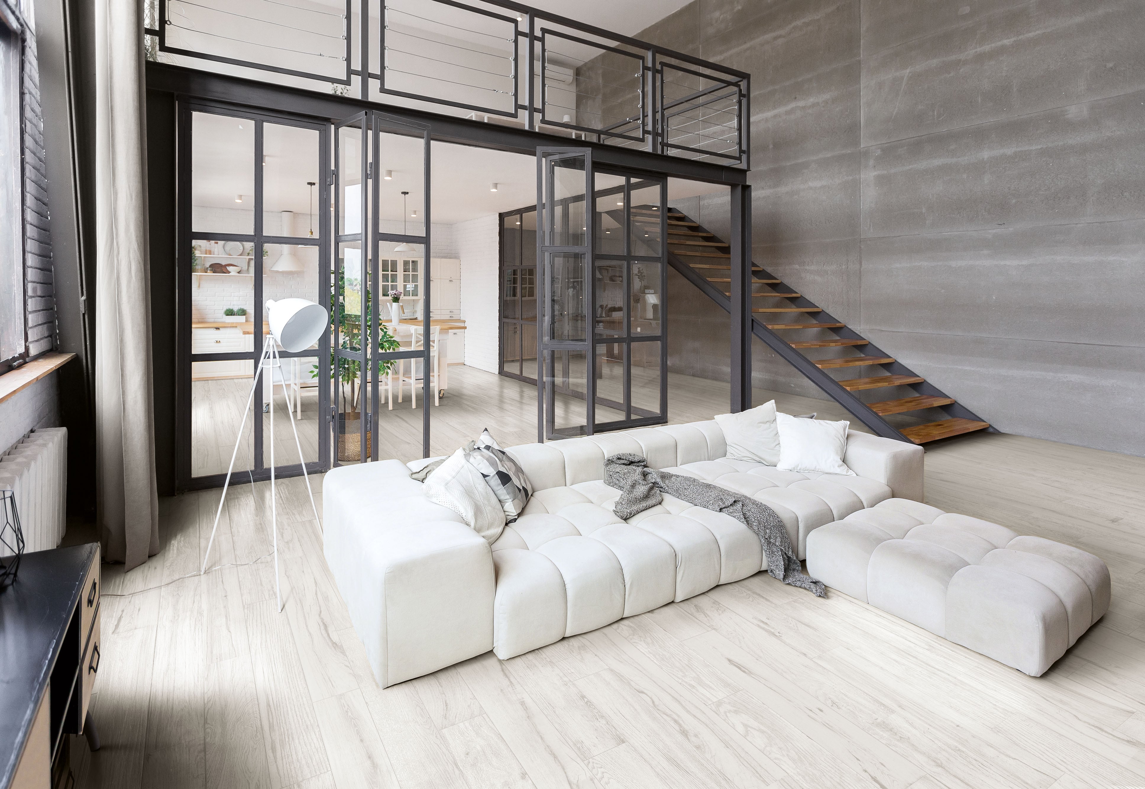 Lacquered Wood 6x36 Glossy Porcelain Tile in White – MILE®stone