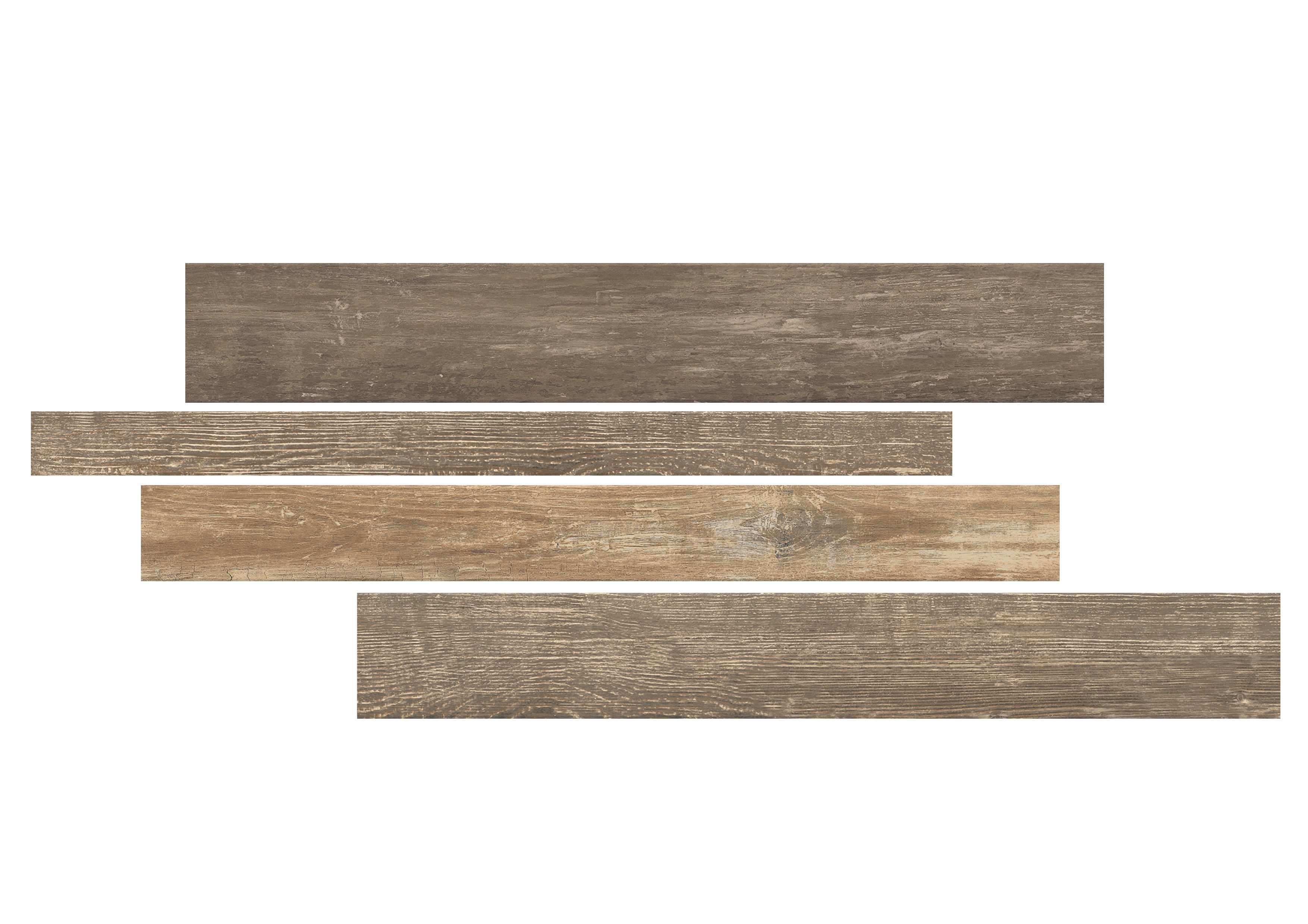 Loft 6x15 Matte Porcelain Mesh Linear Mosaic Tile in Multicolor