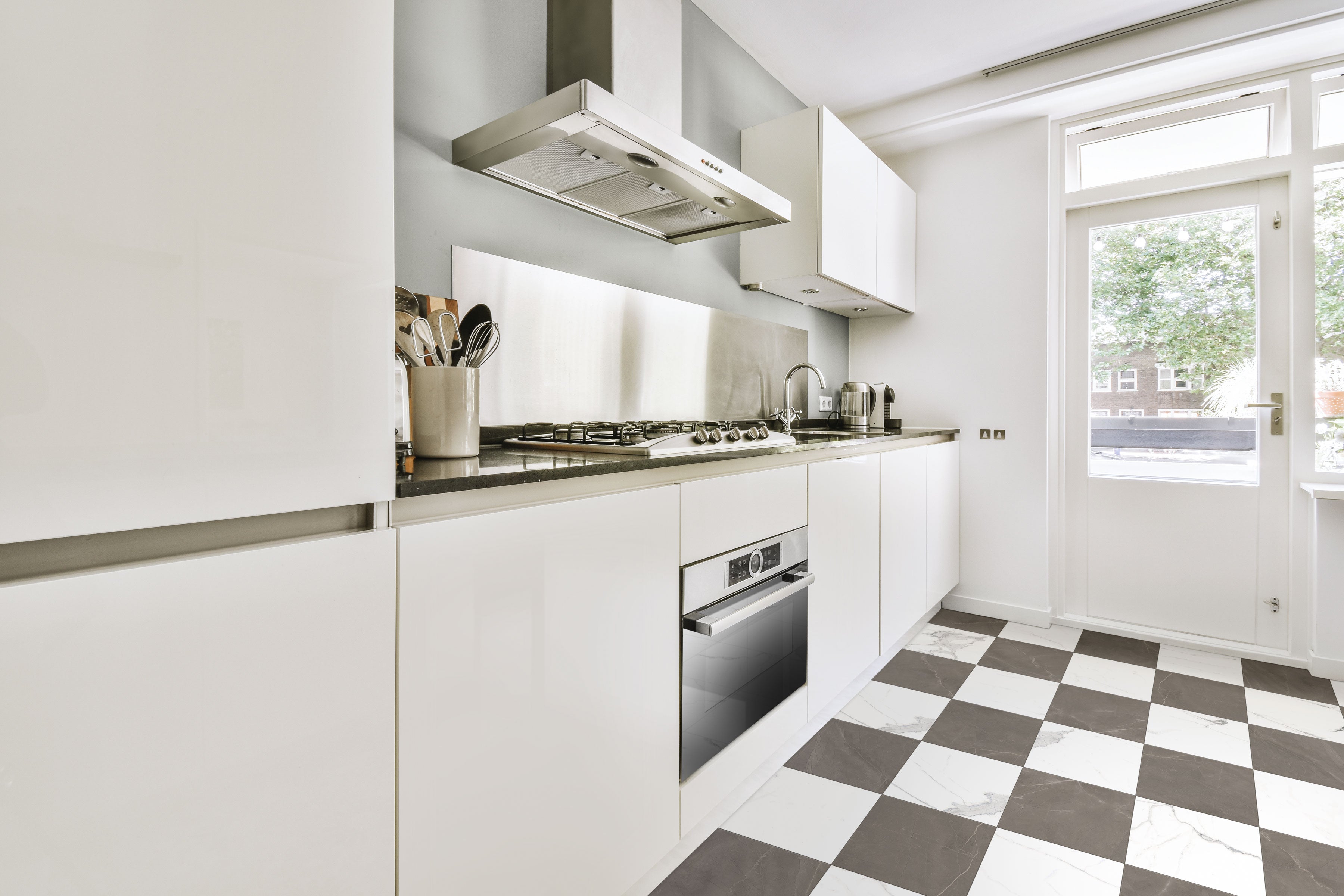 Luxury 12x12 Matte Porcelain Tile in Calacatta