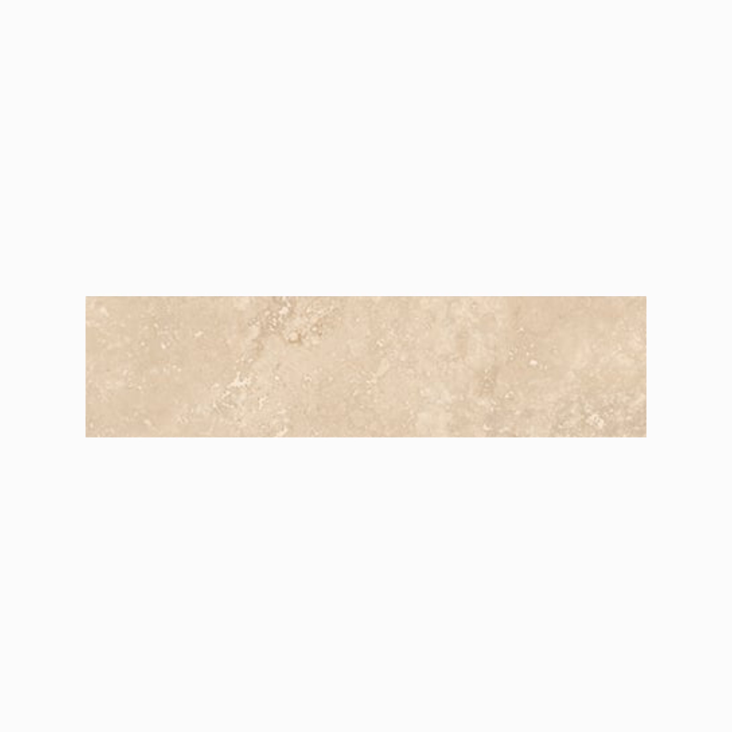 Luxury 3x12 Matte Porcelain Bullnose Tile in Marfil