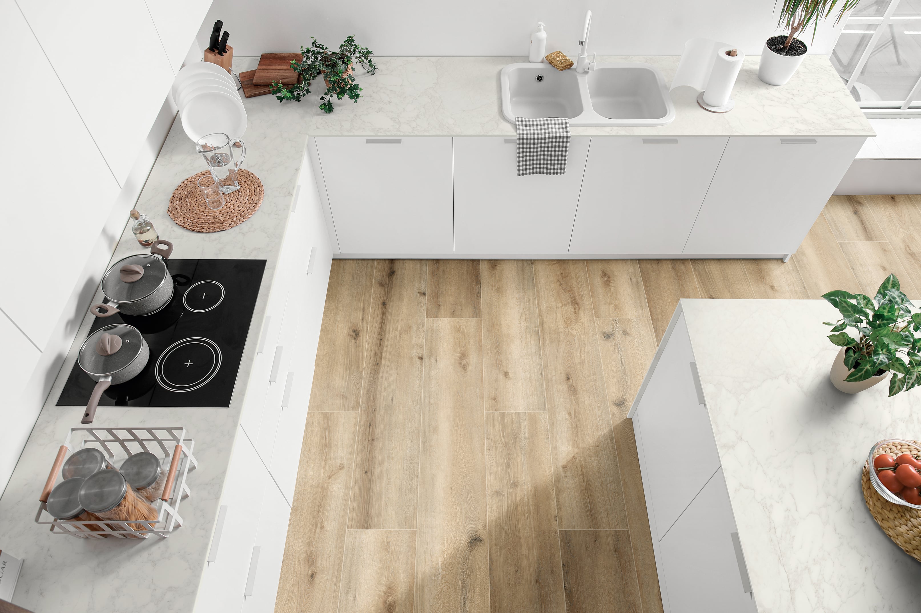 JEM 48x110 Polished Porcelain Tile in Adagio White