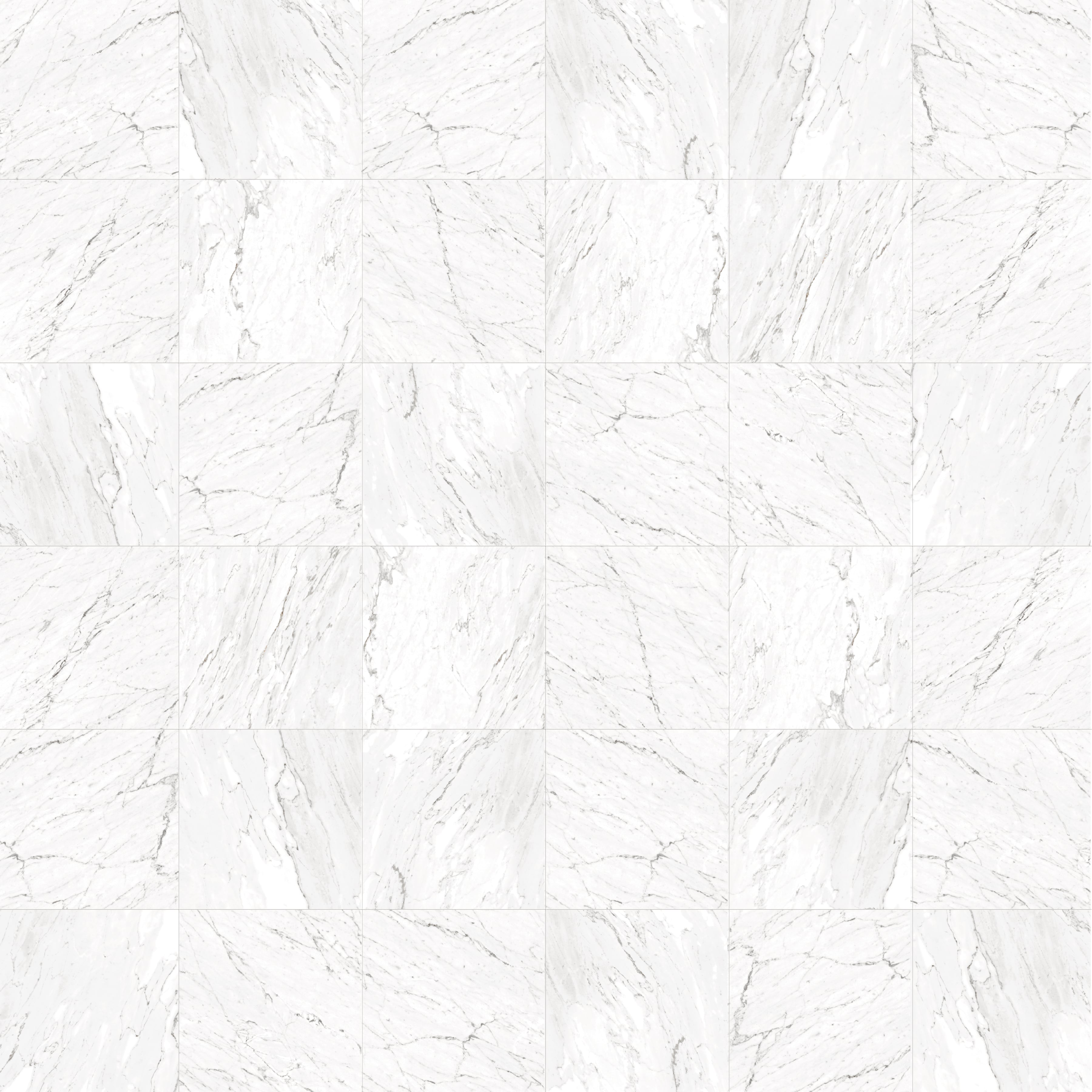 Marbles 2x2 Polished Porcelain Mesh Mosaic Tile in Carrara White