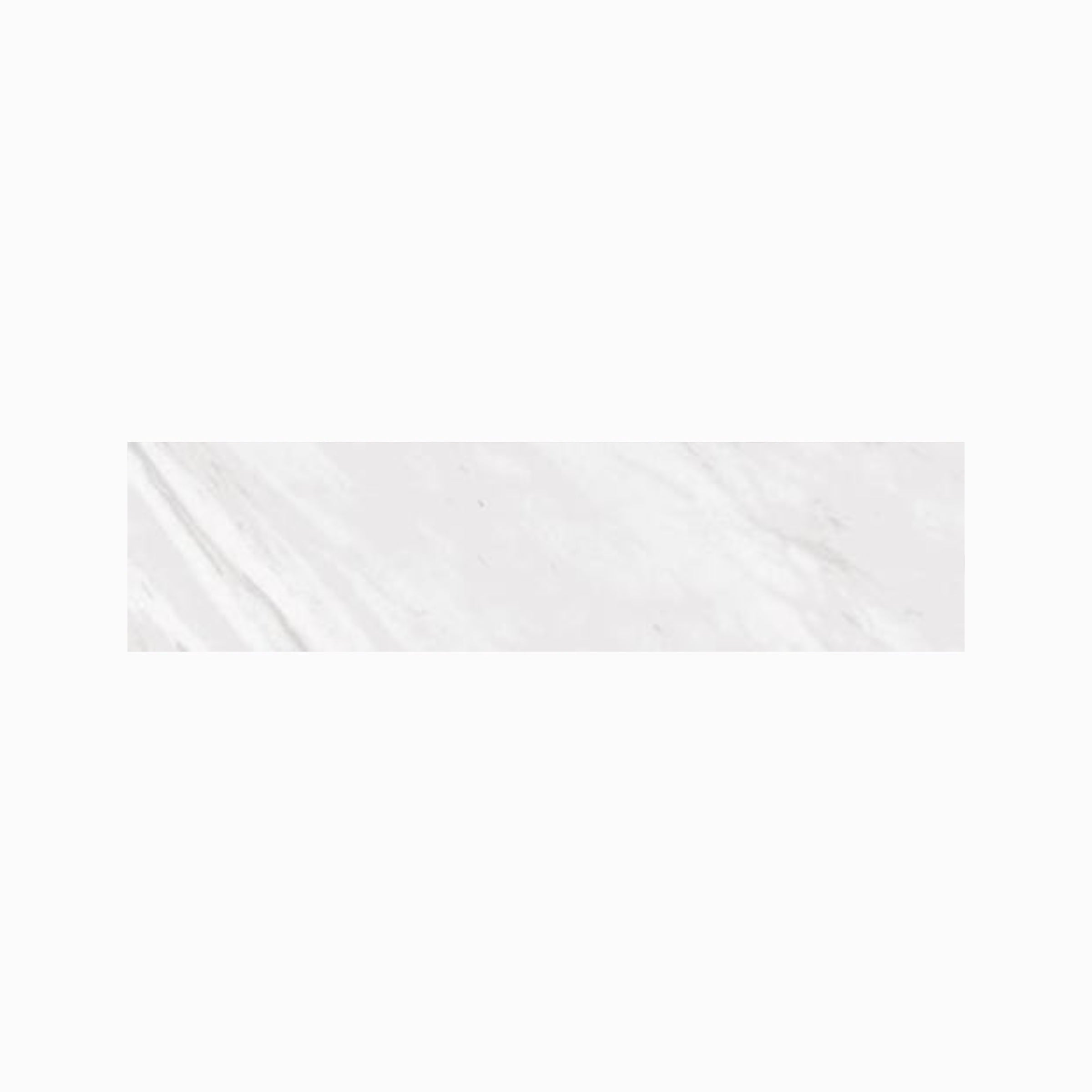 Marbles 3x12 Polished Porcelain Bullnose Tile in Volakas Silk