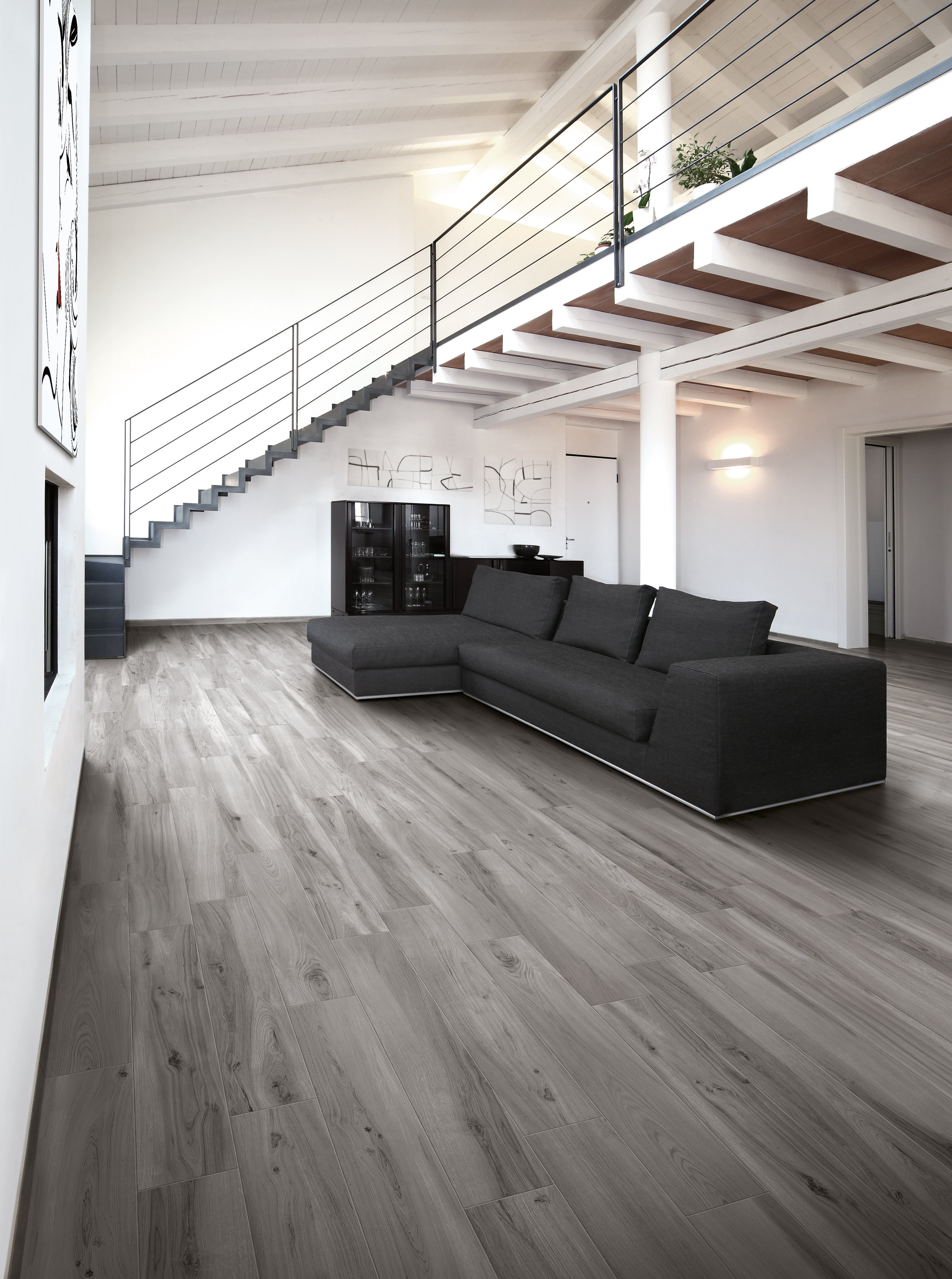 Mood Wood 8x48 Matte Porcelain Tile in Grey – MILE®stone