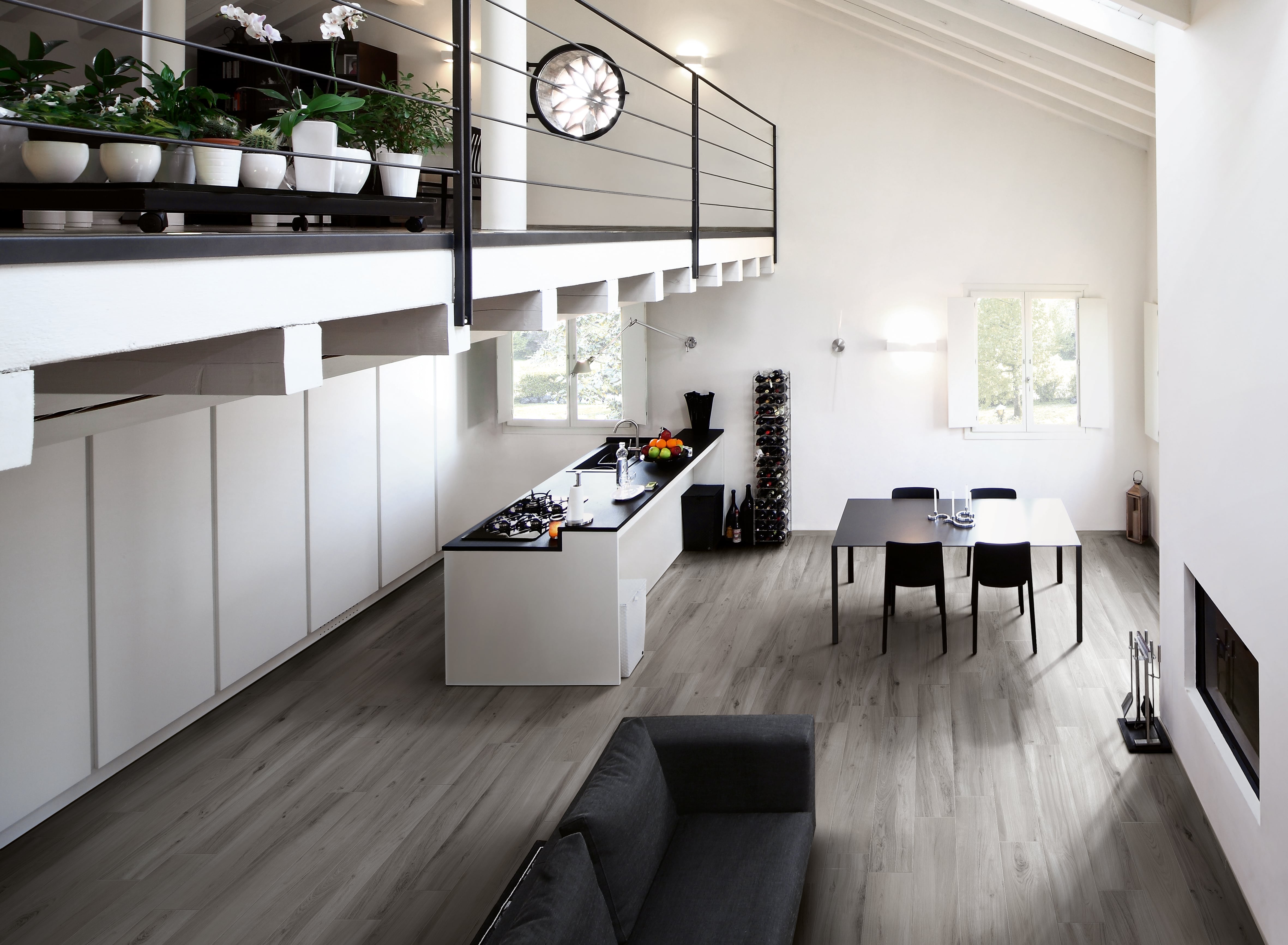 Mood Wood 8x48 Matte Porcelain Tile in Grey – MILE®stone