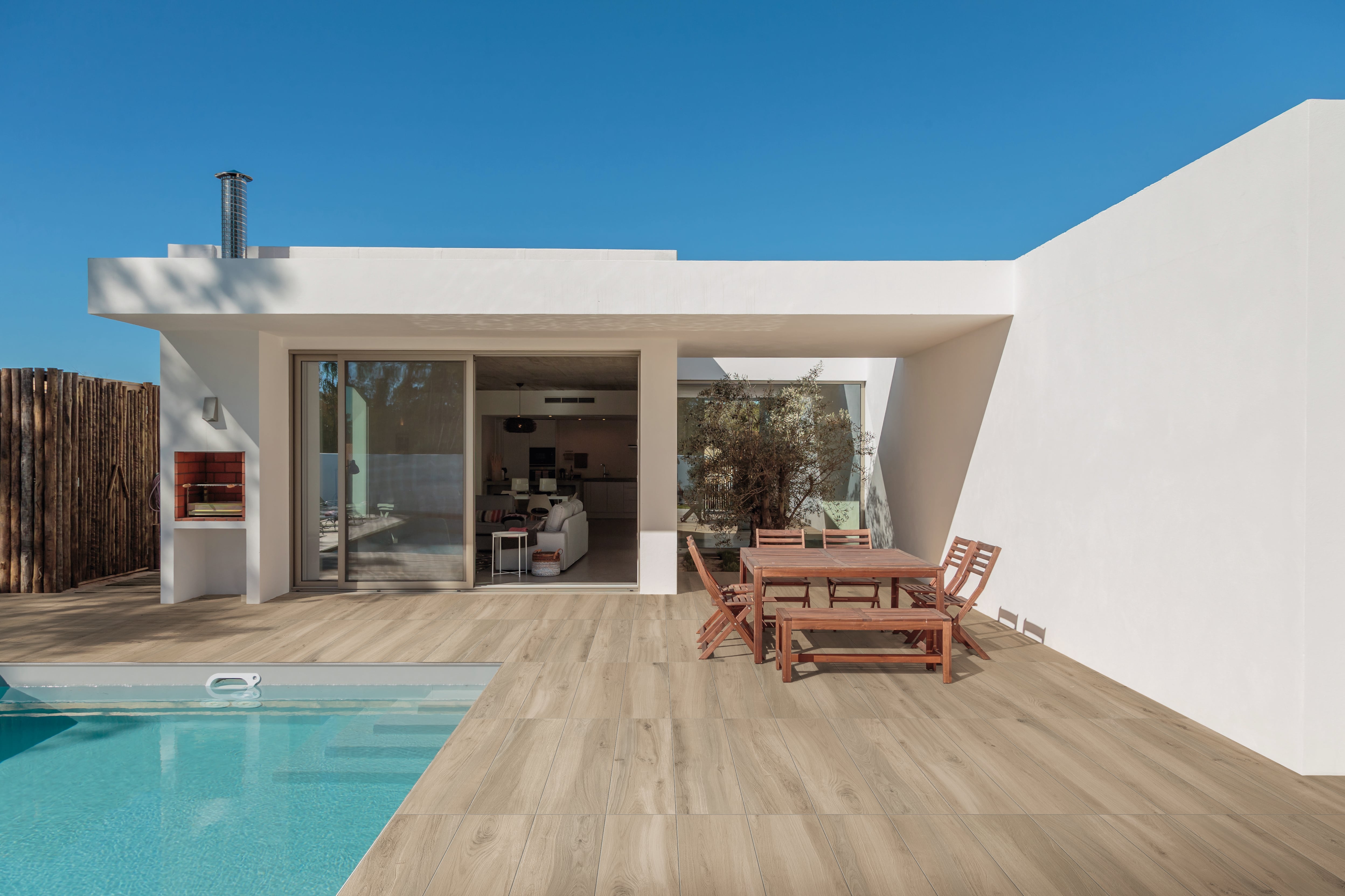 Mood Wood 12x48 Grip Porcelain 2CM Paver Tile in Honey – MILE®stone