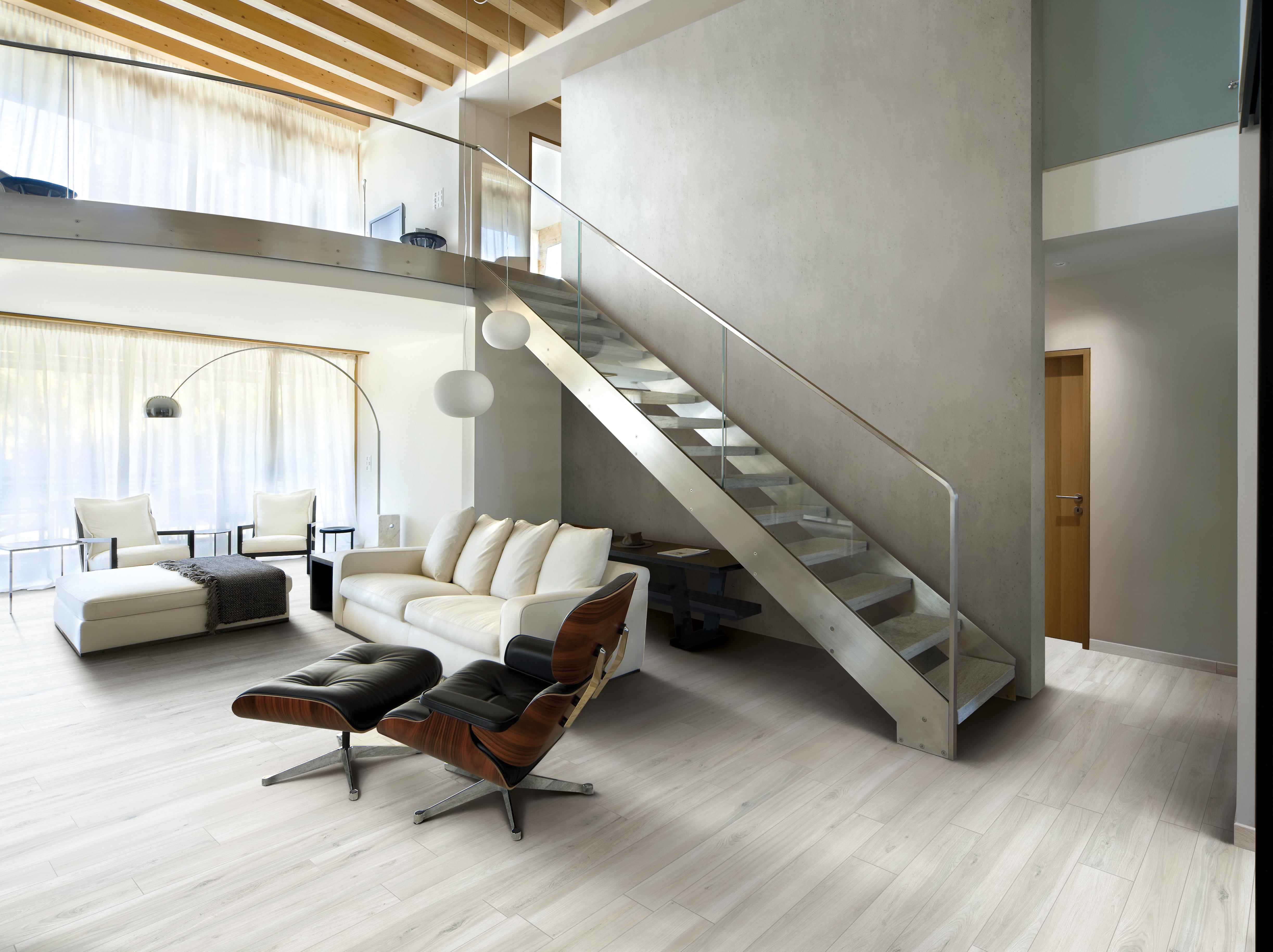 Mood Wood 8x48 Matte Porcelain Tile in White – MILE®stone