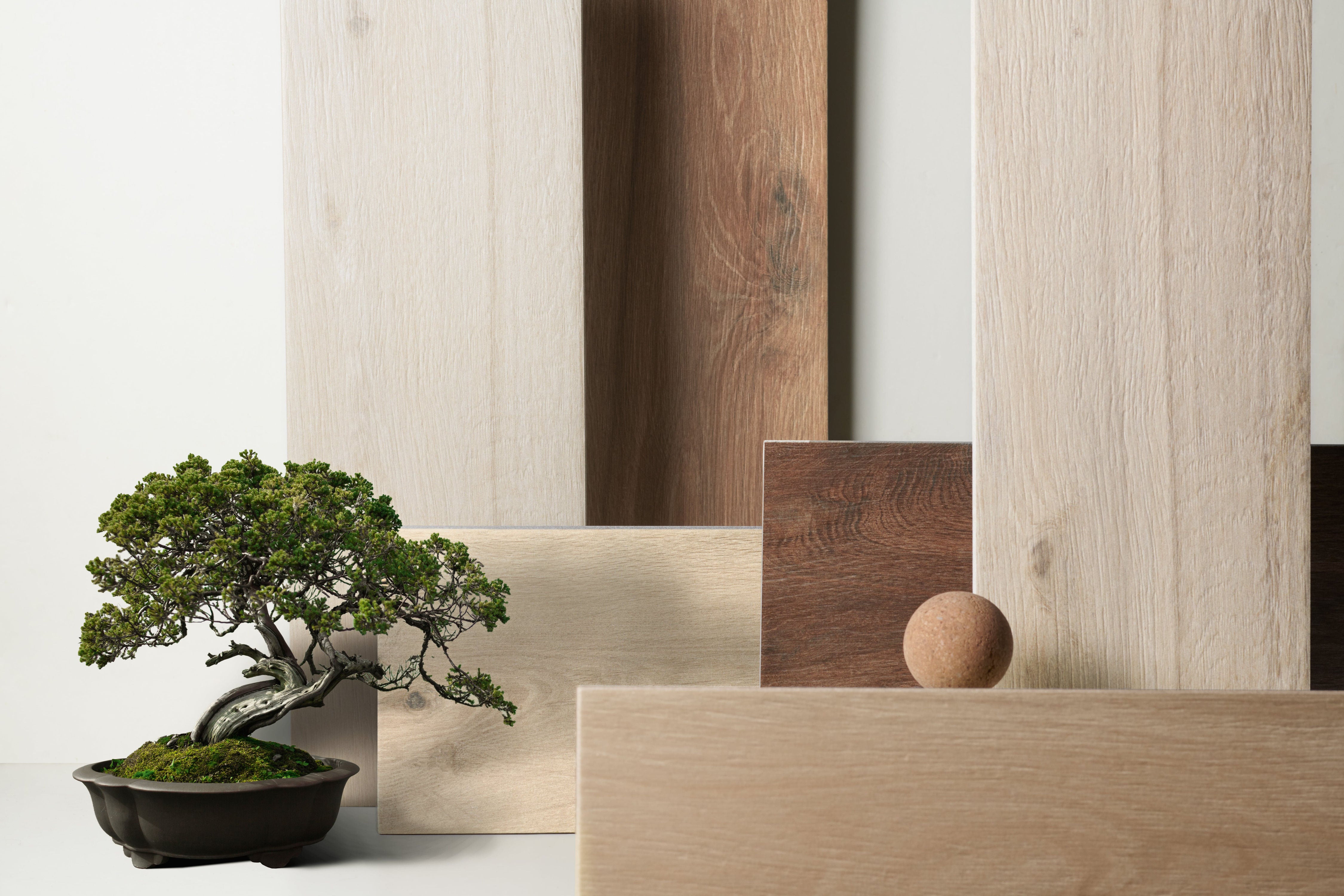 Native 8x48 Matte Porcelain Tile in Chestnut