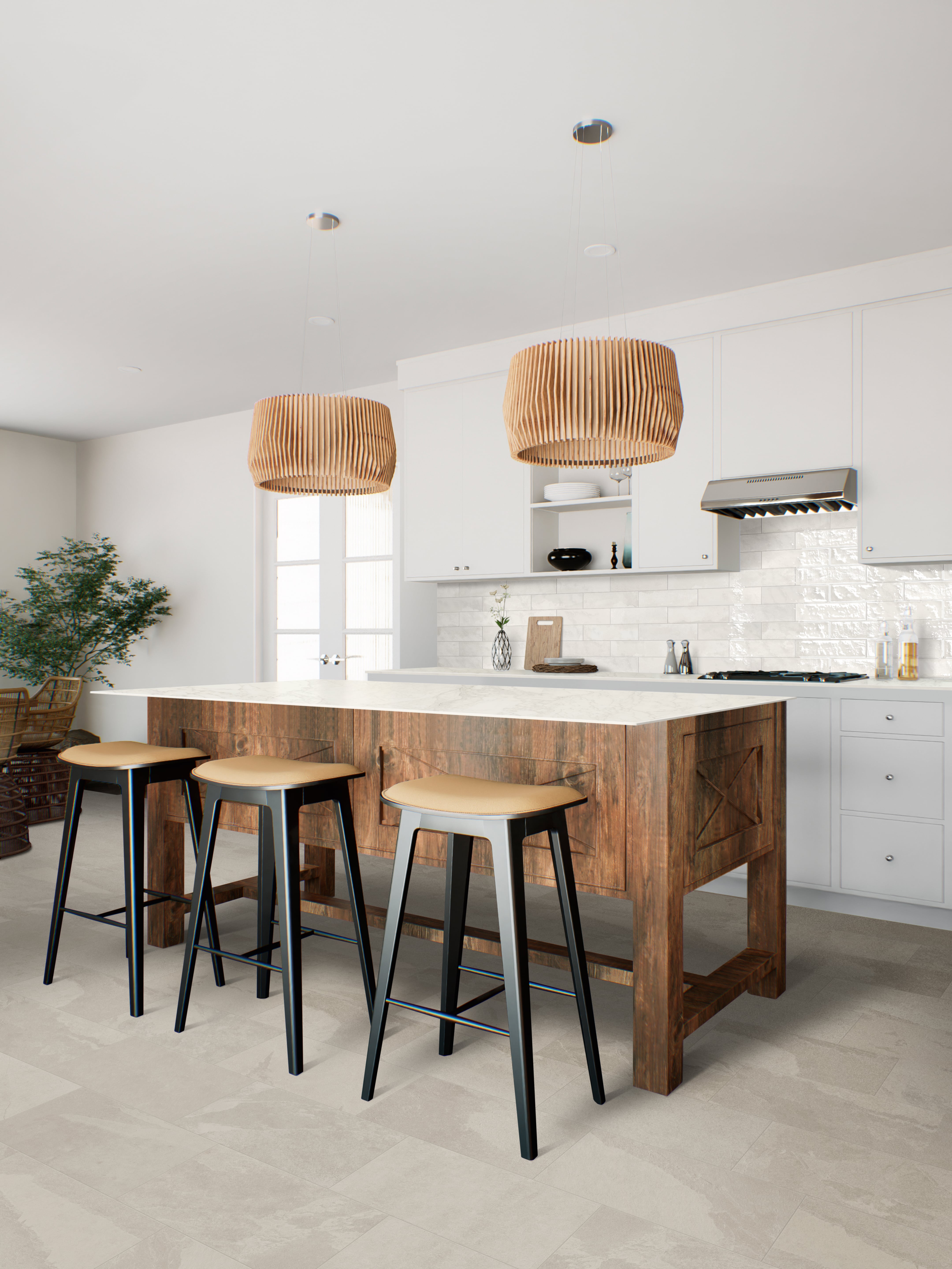 JEM 48x110 Matte Porcelain Tile in Adagio White