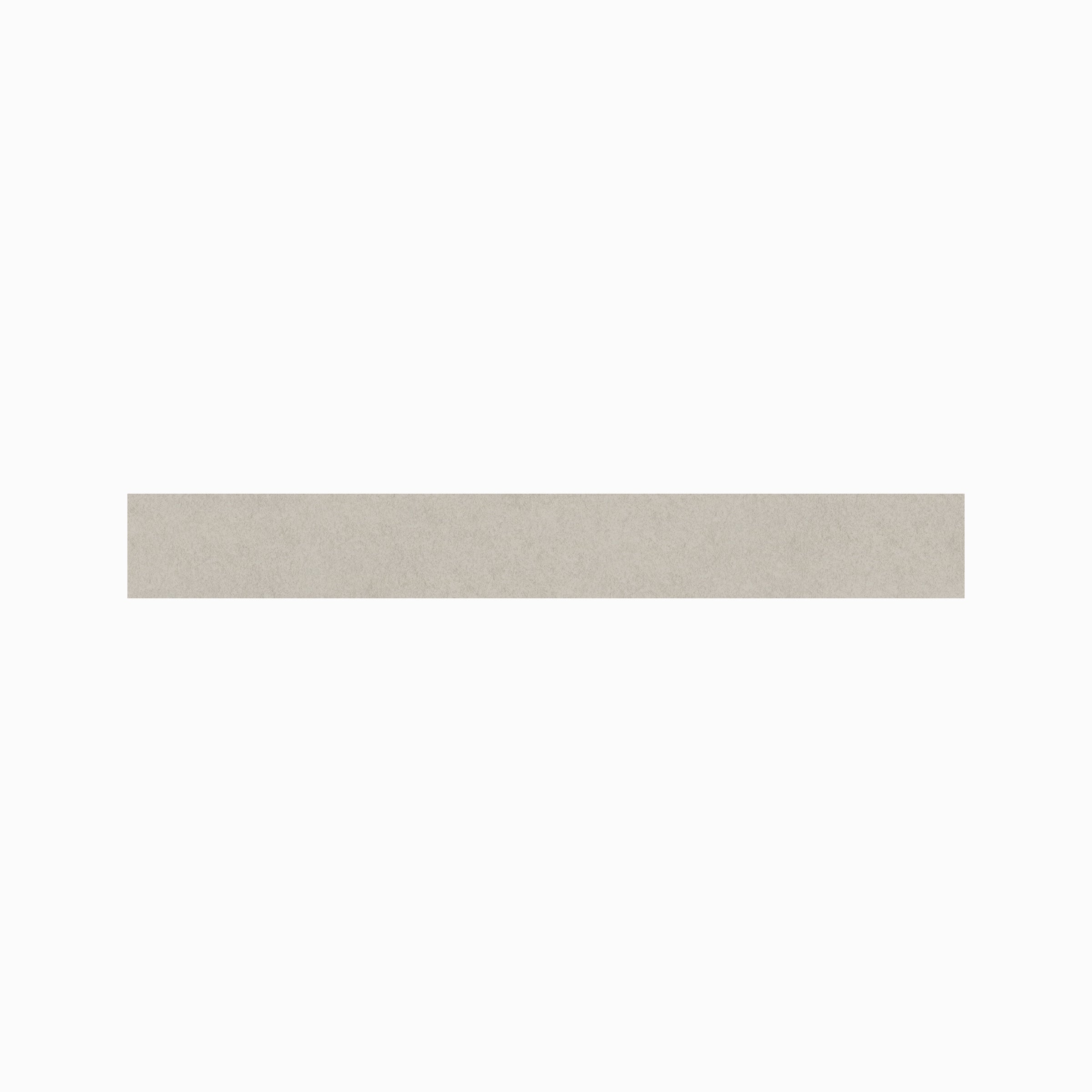 Net-Zero 3x24 Matte Porcelain Bullnose Tile in Grey