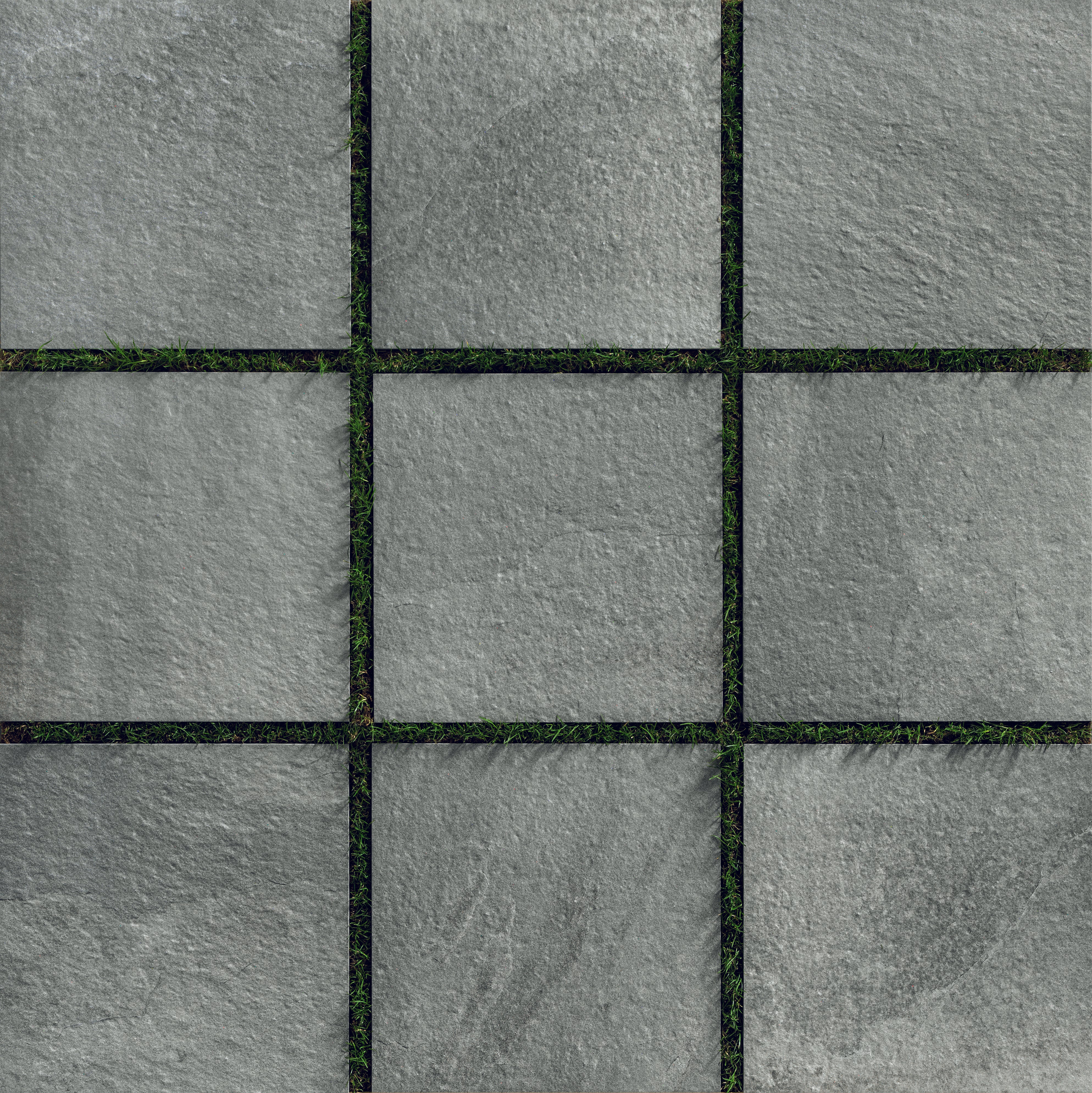 Earth 24x24 Grip Porcelain 2cm Paver Tile in Light Grey