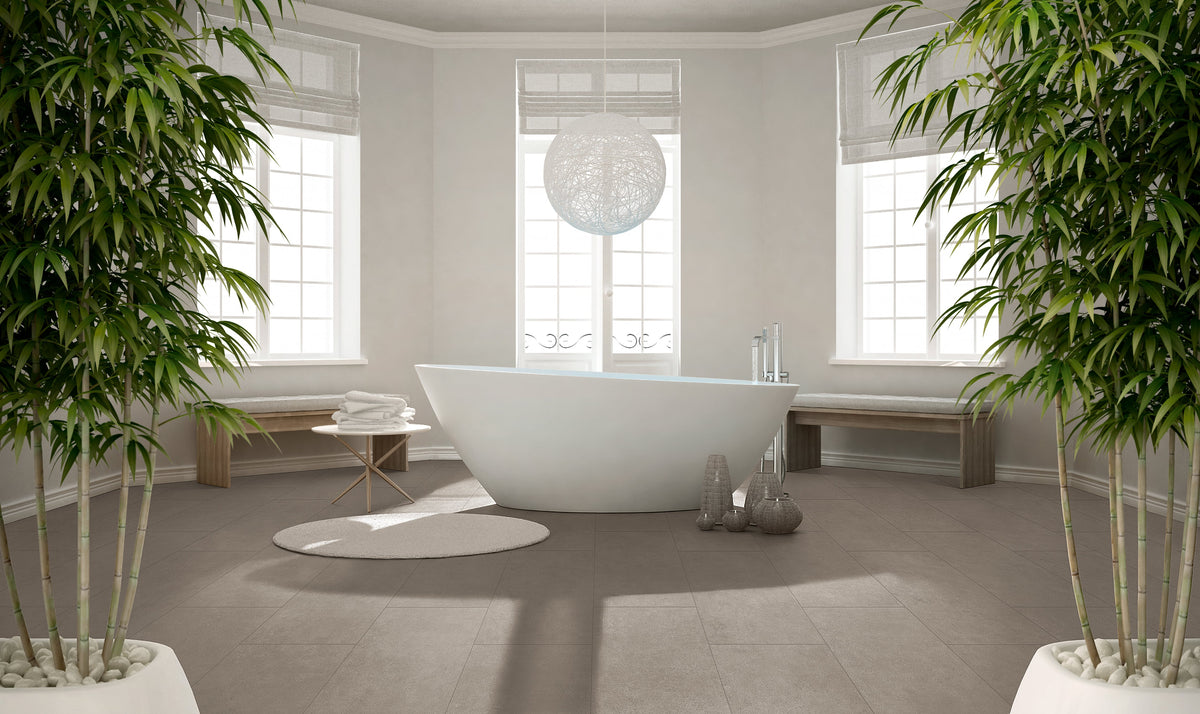 Plaster 2.0 12x24 Matte Porcelain Tile in Tortora – MILE®stone
