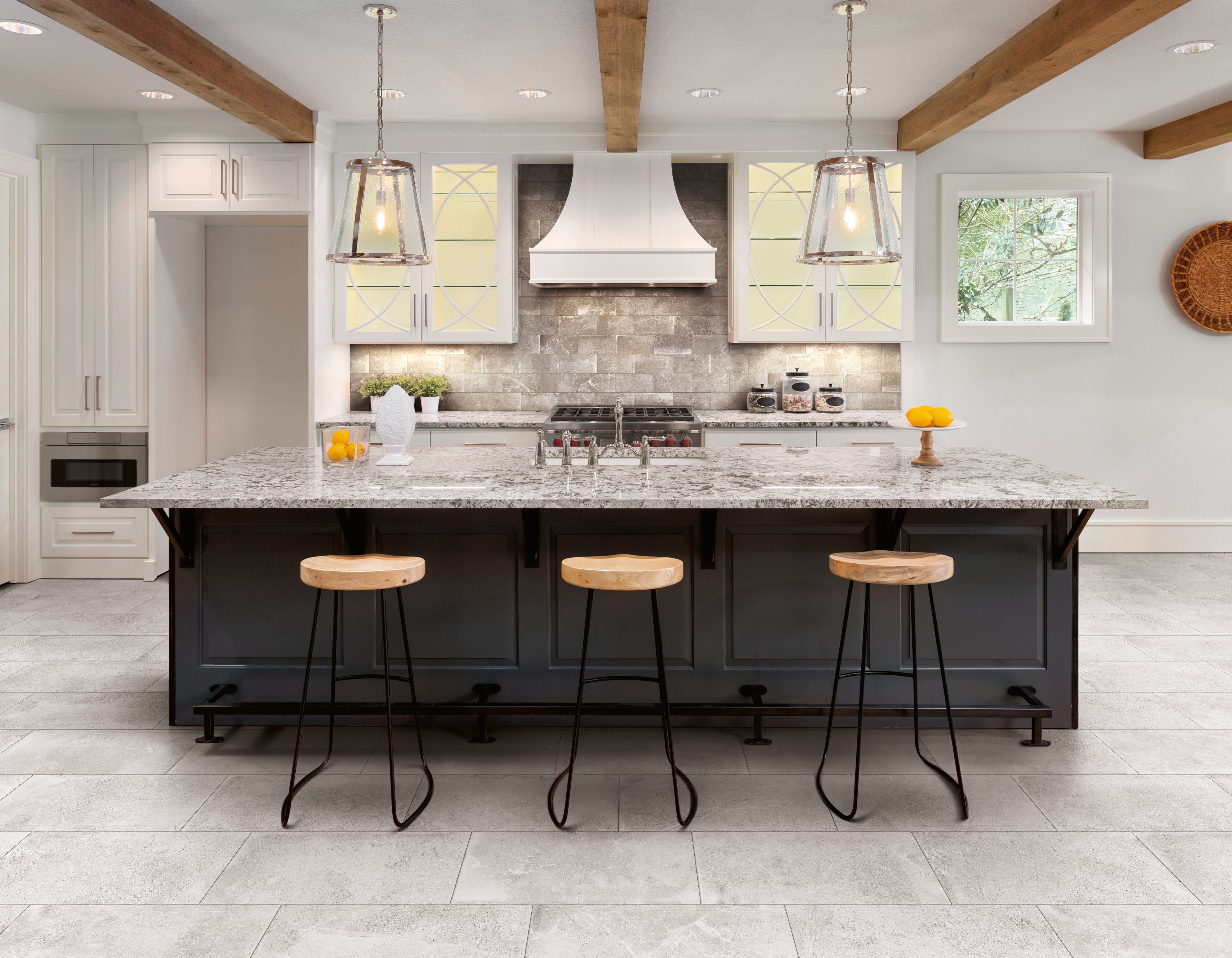 Rustic Stone 12x24 Matte Porcelain Tile in White – MILE®stone