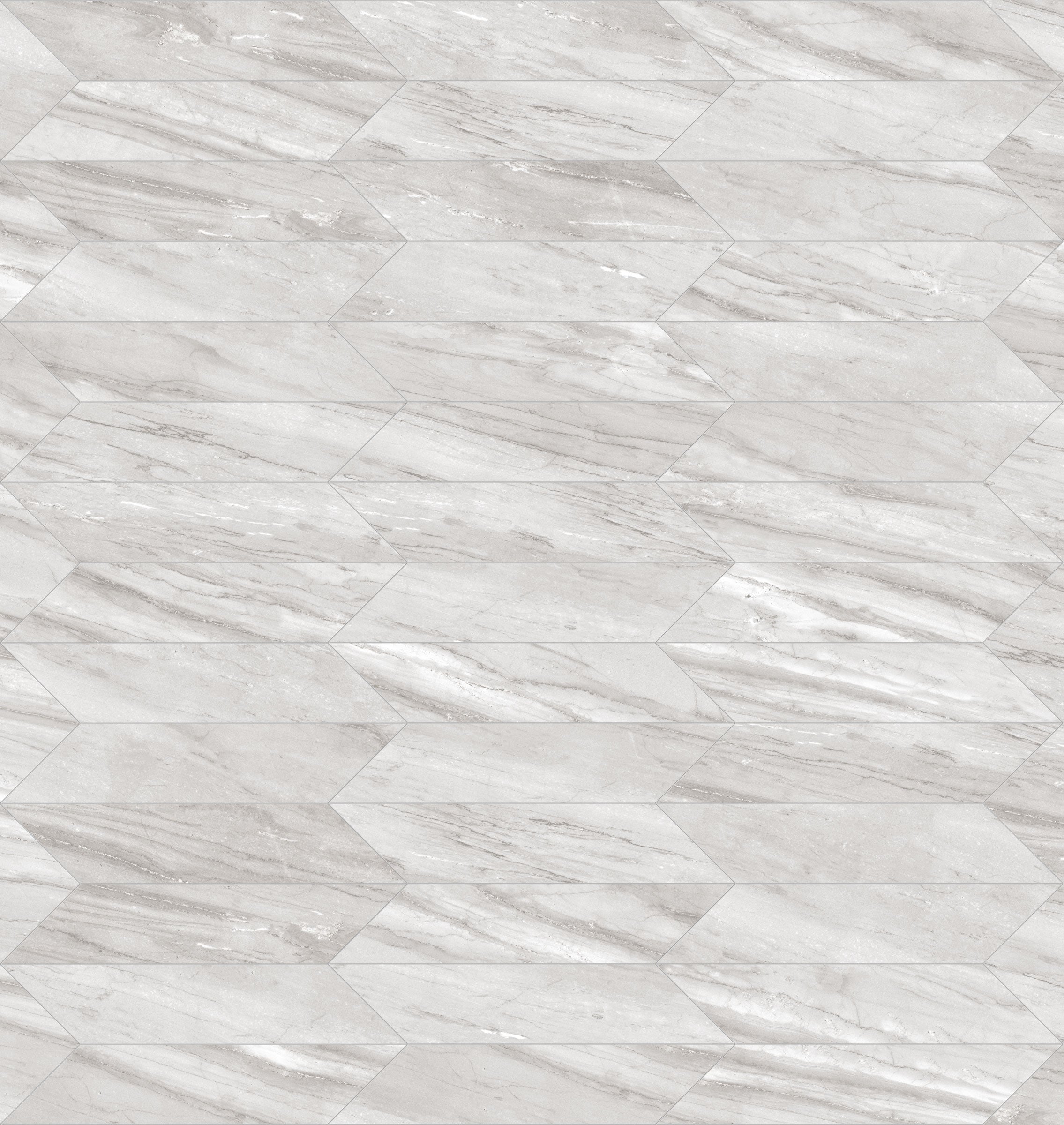 Shapes 8x30 Matte Porcelain Chevron Max Tile in Grey A+B