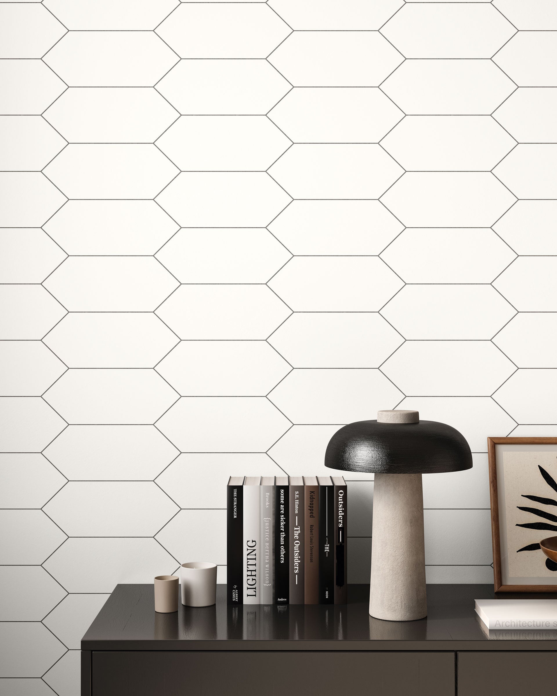 Shapes 4x12 Matte Porcelain Picket Tile in Brighton