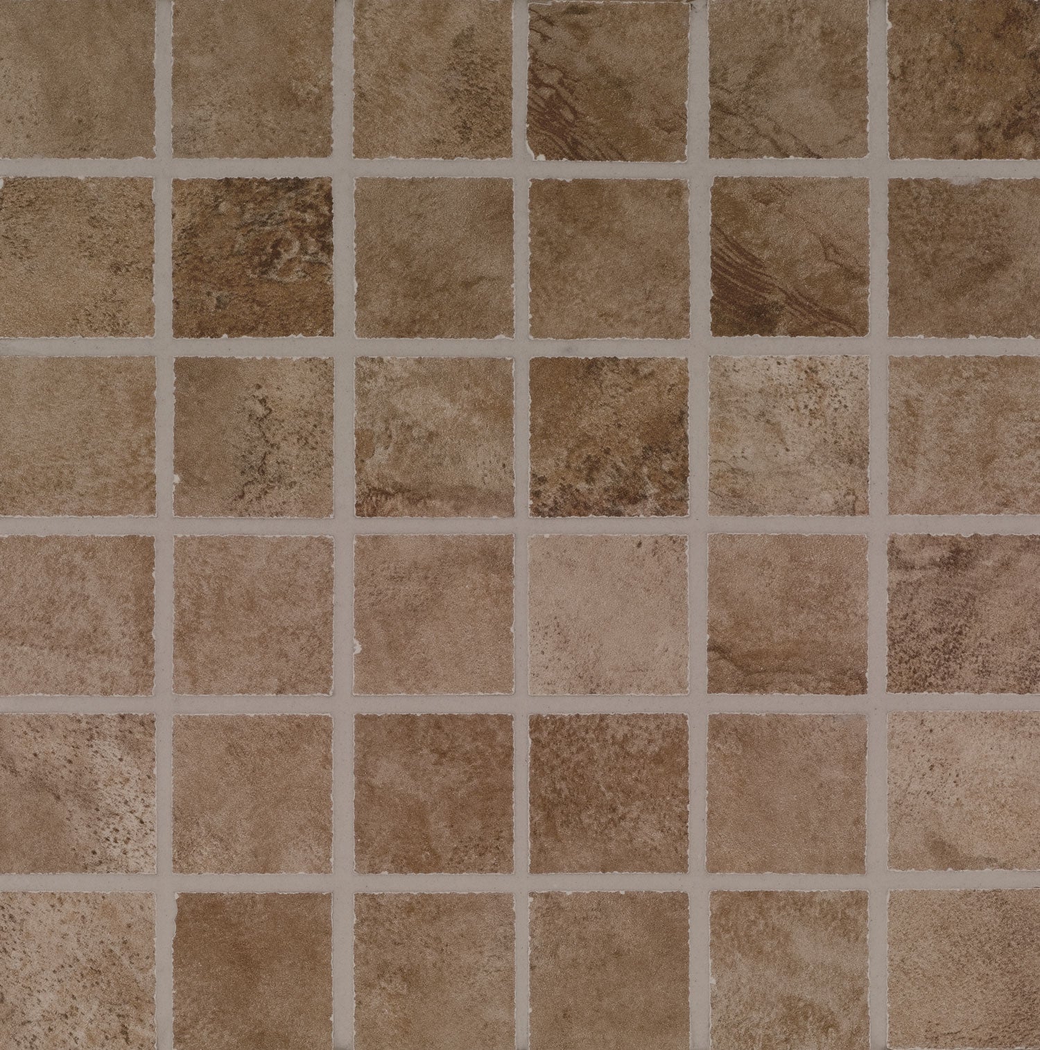 Rust Tile Transparent Stonefire 2x2 Matte Porcelain Mesh Mosaic Tile in Rust – MILE®stone