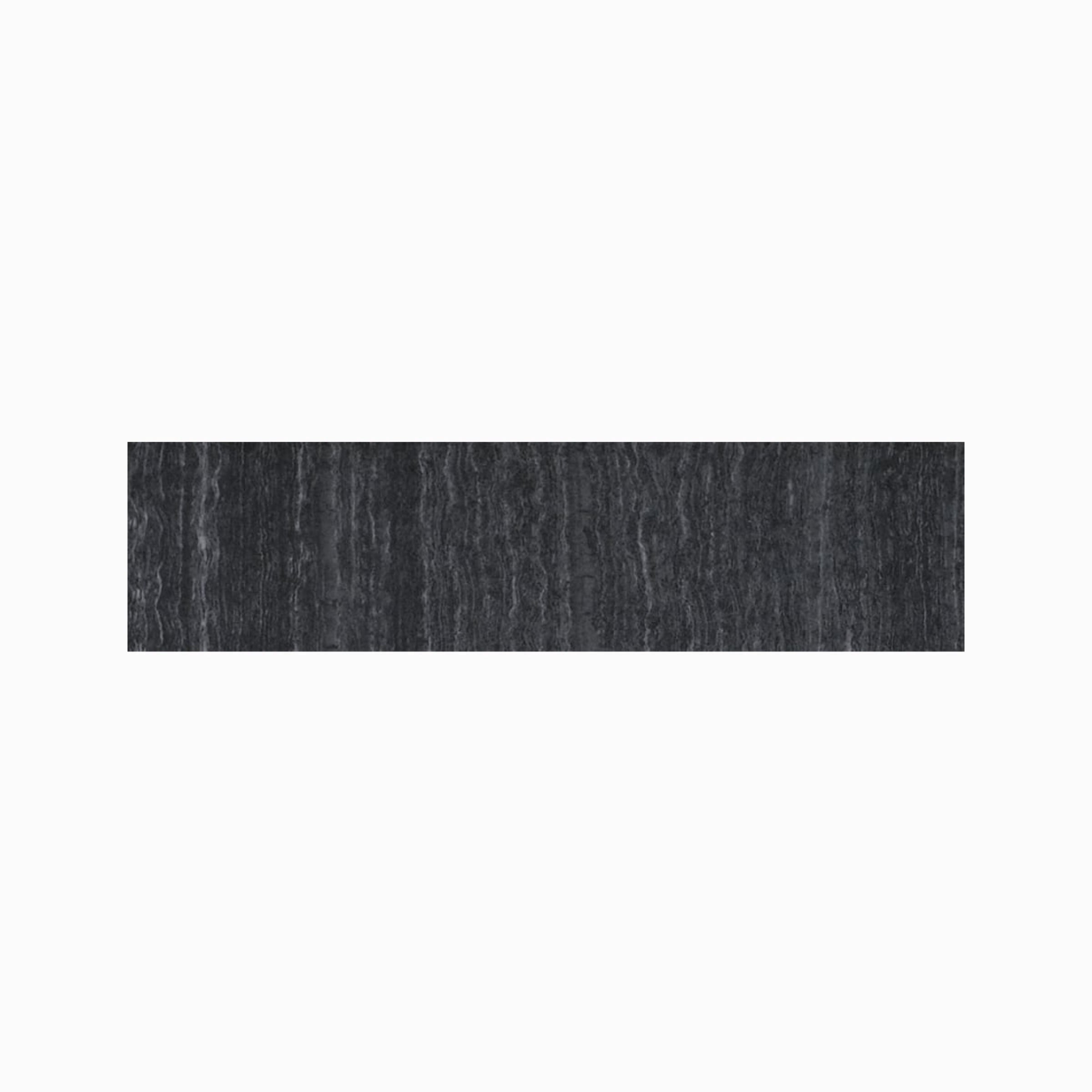 Stratos 3x12 Matte Porcelain Bullnose Tile in Antracite