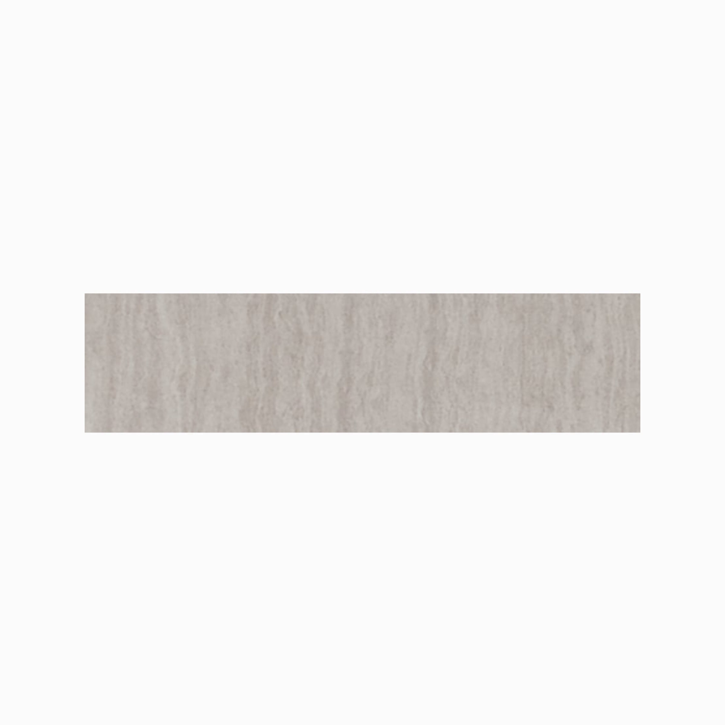 Stratos 3x12 Matte Porcelain Bullnose Tile in Silver