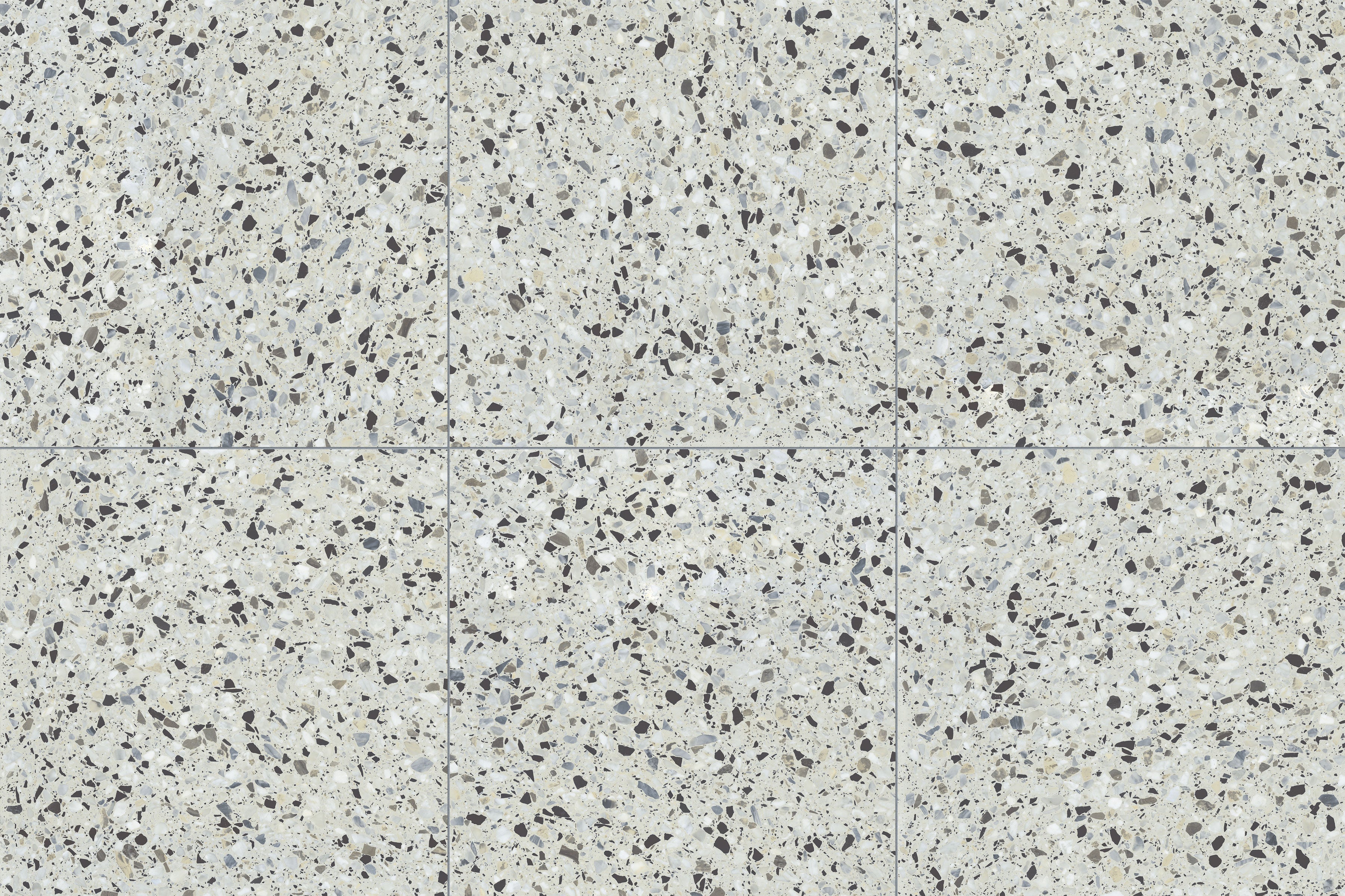 Terrazzo Allure™ 24x24 Matte Porcelain Tile in Azure