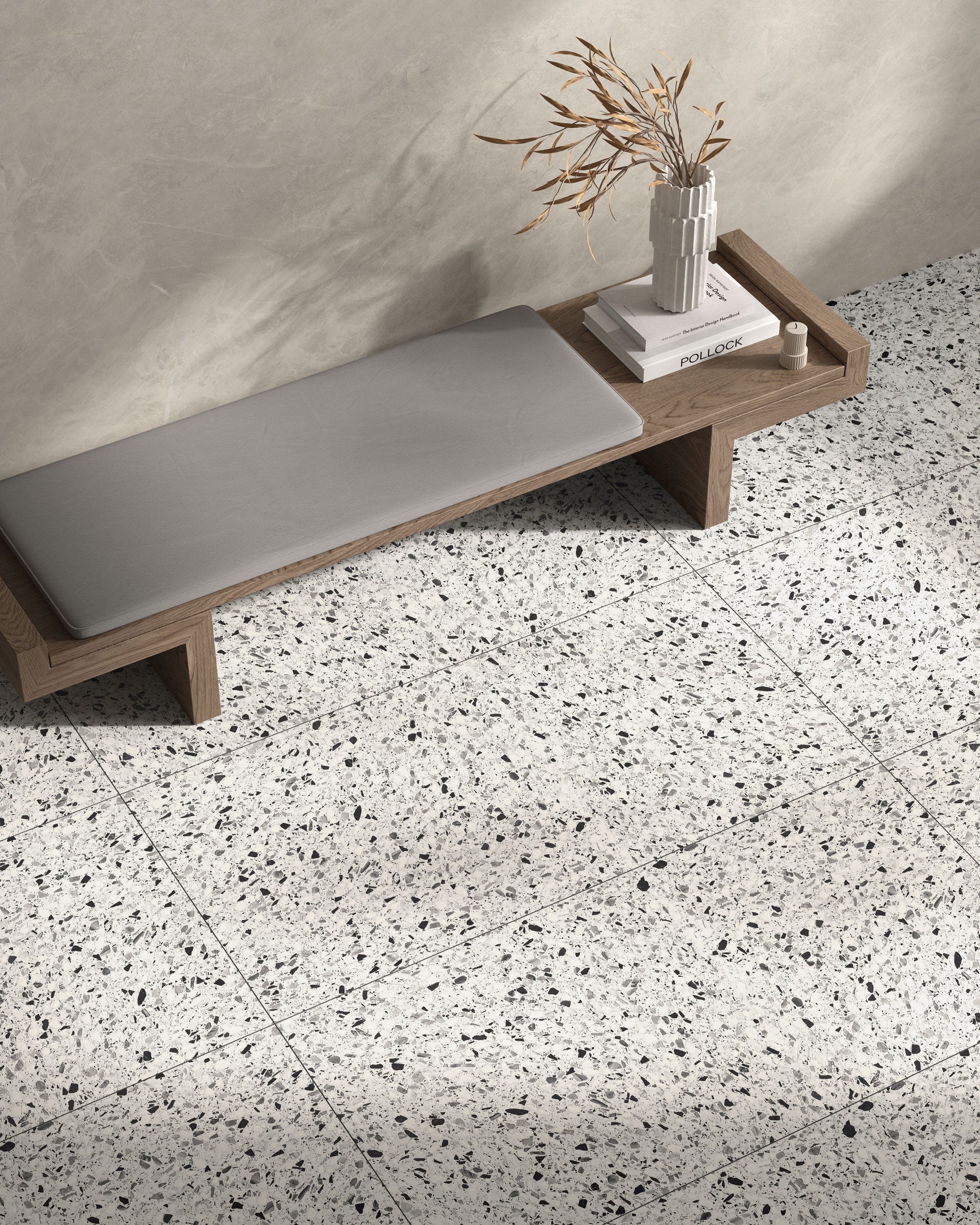 Terrazzo Allure™ 24x48 Matte Porcelain Tile in Dalmatian