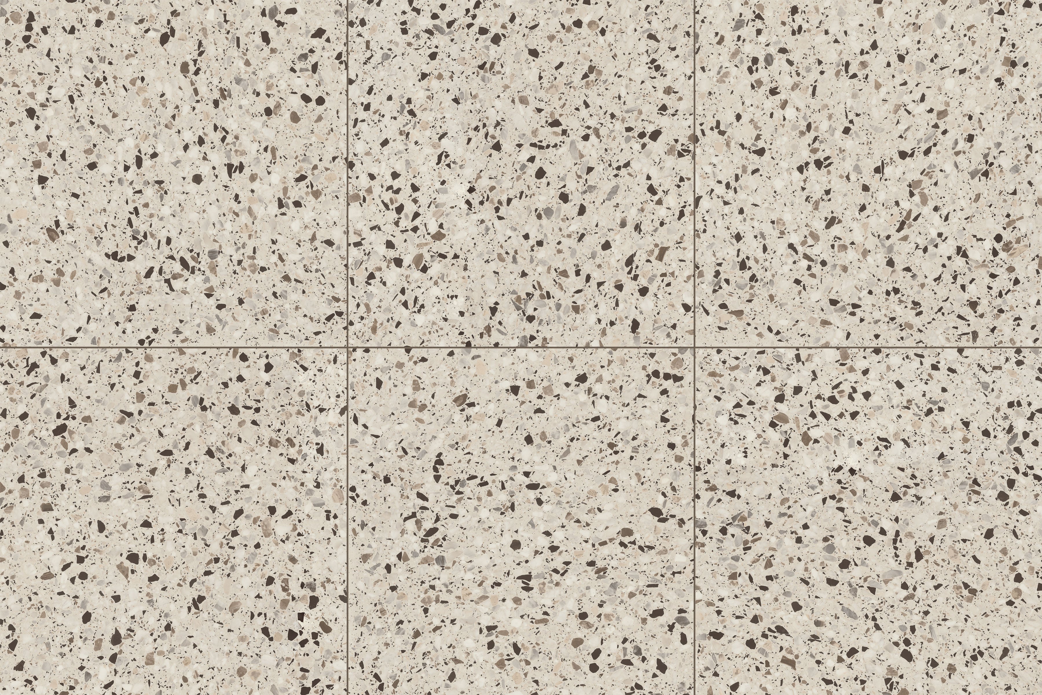 Terrazzo Allure™ 24x24 Matte Porcelain Tile in Dune