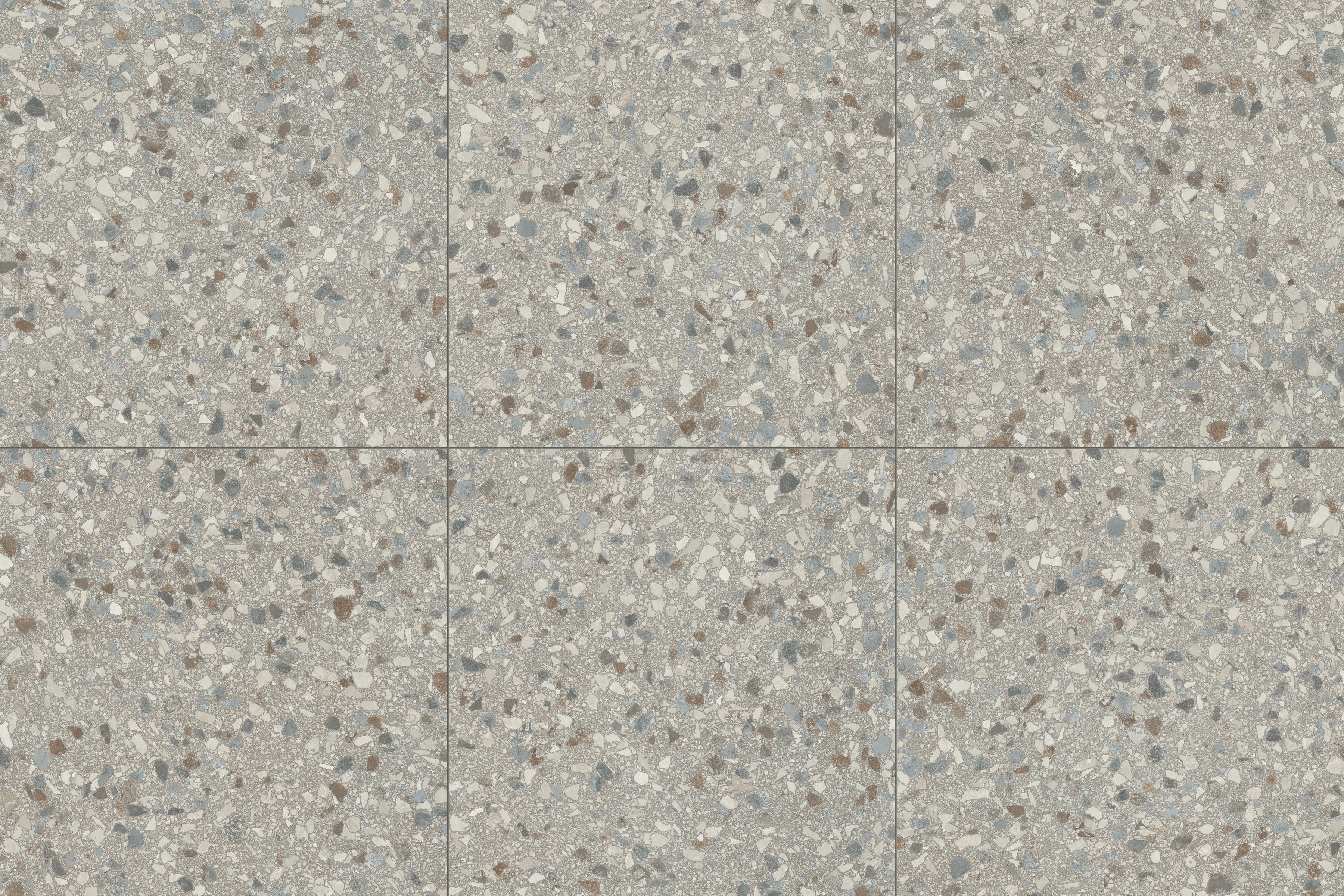 Terrazzo Allure™ 24x24 Matte Porcelain Tile in Stonehenge