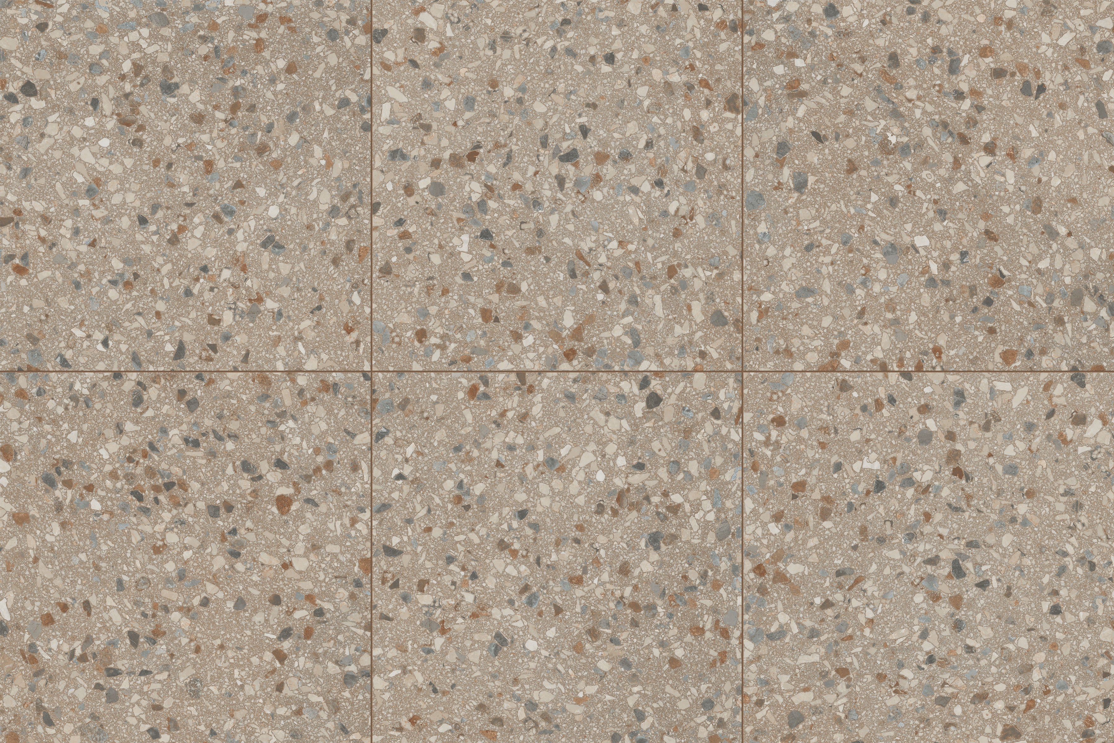 Terrazzo Allure™ 24x24 Matte Porcelain Tile in Tortoise