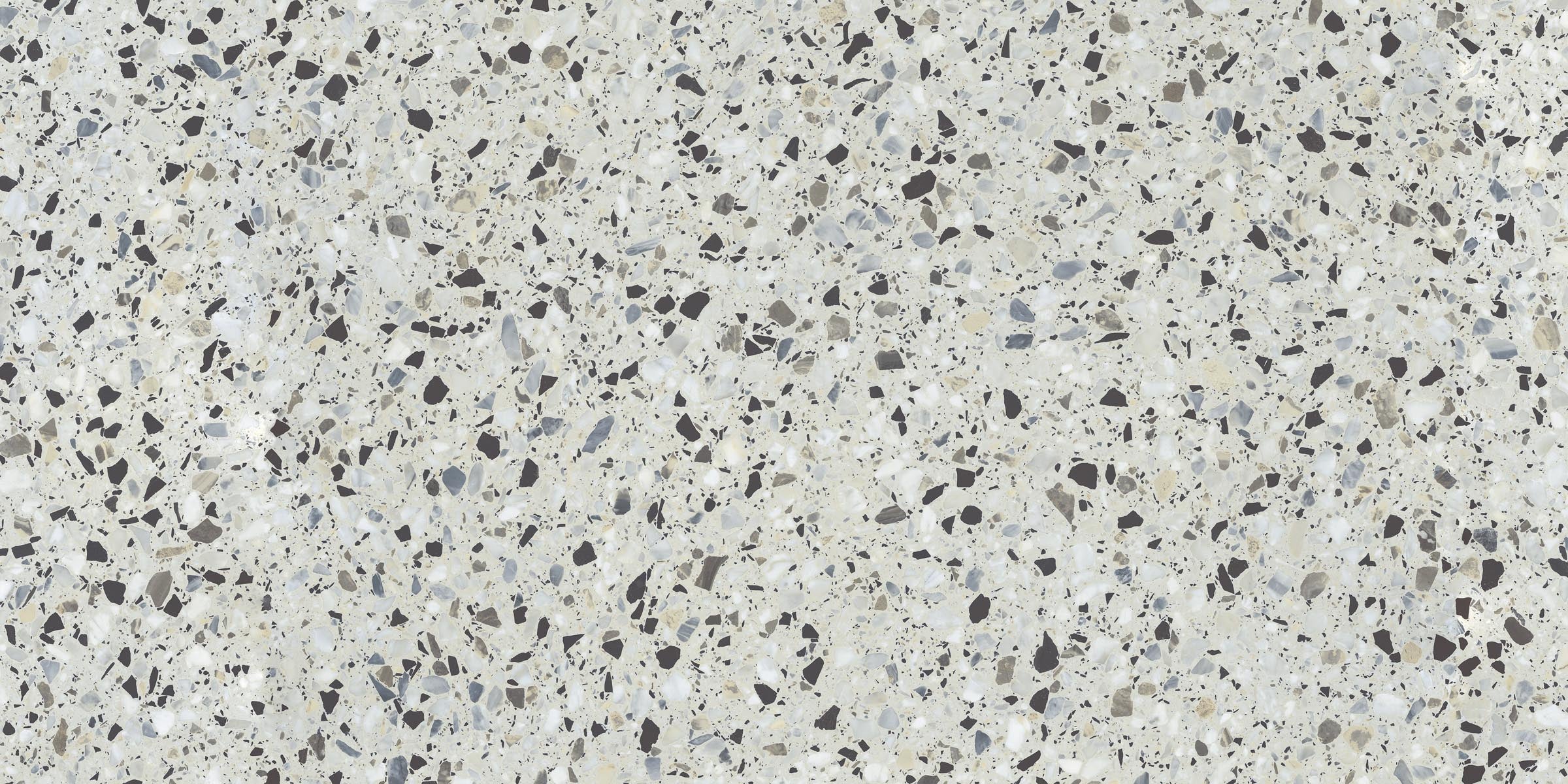 Terrazzo Allure™ 24x48 Matte Porcelain Tile in Azure