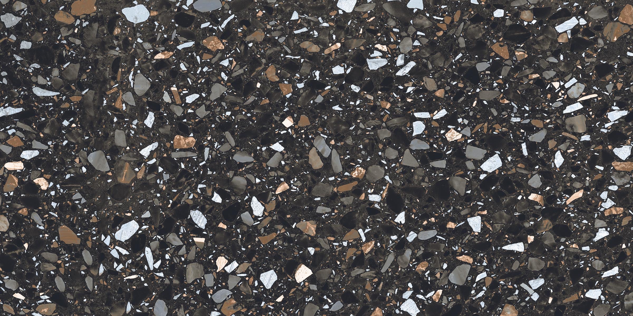 Terrazzo Allure™ 12x24 Matte Porcelain Tile in Constellation