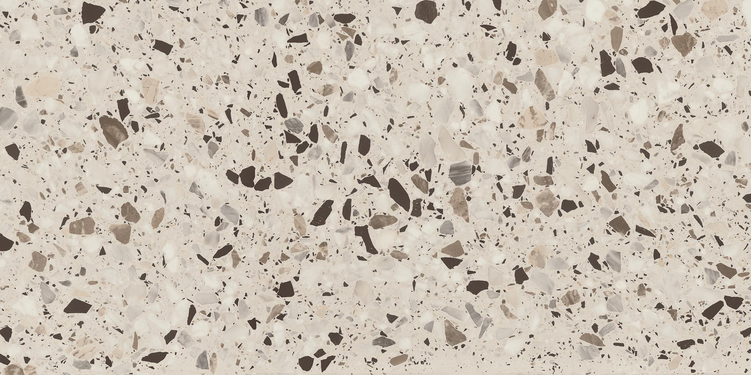 Terrazzo Allure™ 12x24 Matte Porcelain Tile in Dune