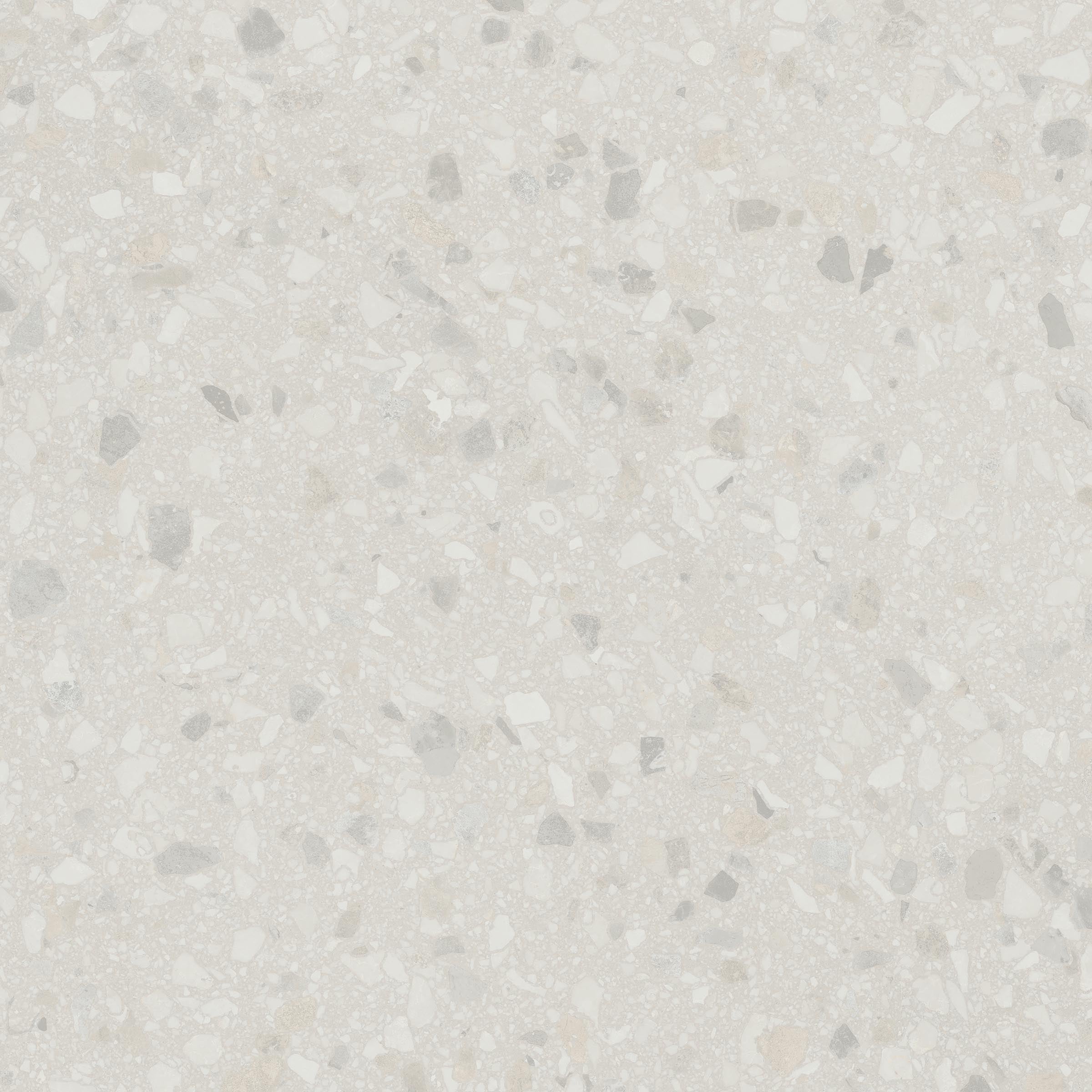 Terrazzo Allure™ 24x24 Matte Porcelain Tile in Snow