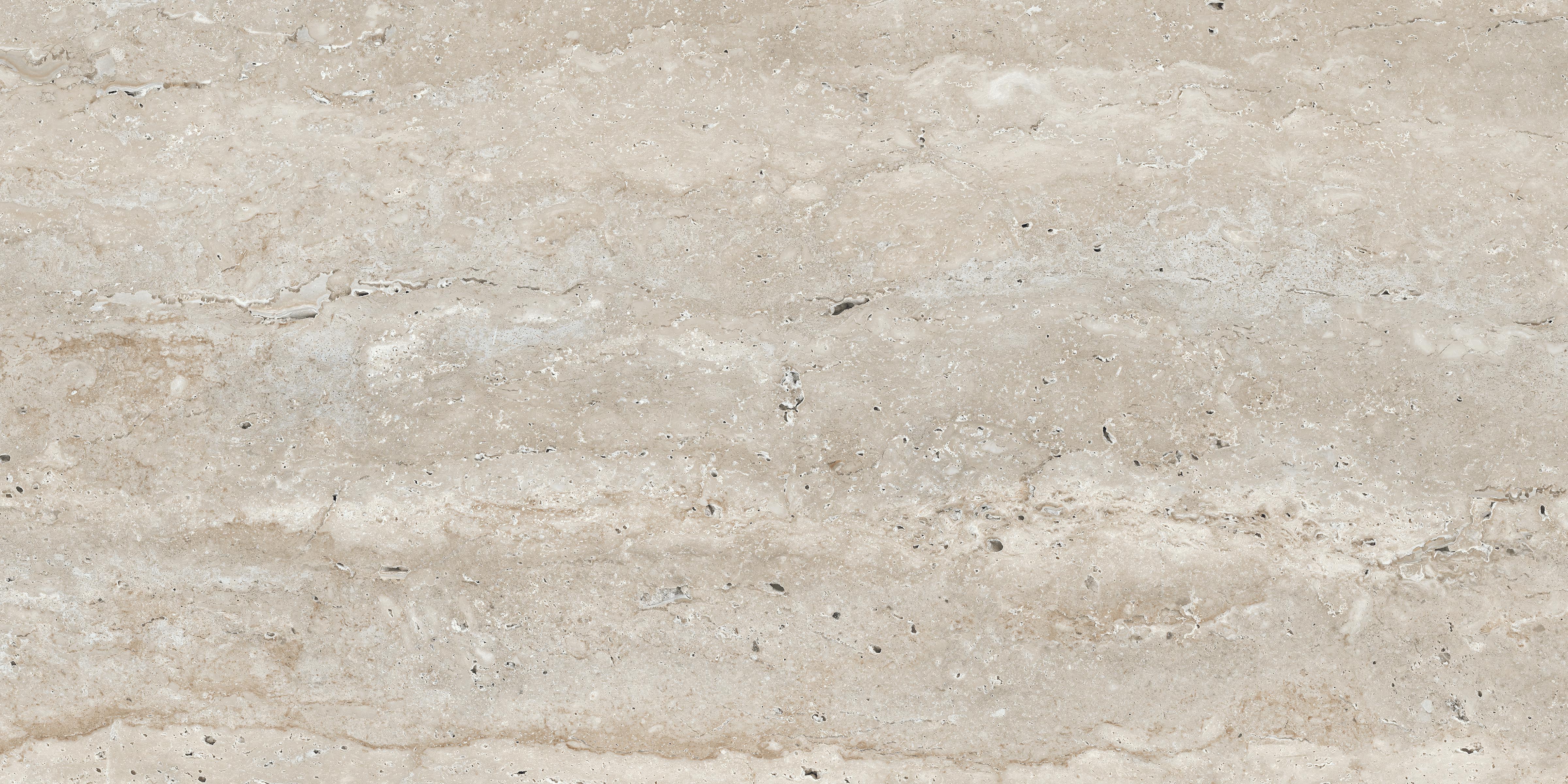 Travertine 12x24 Polished Porcelain Tile in Silver