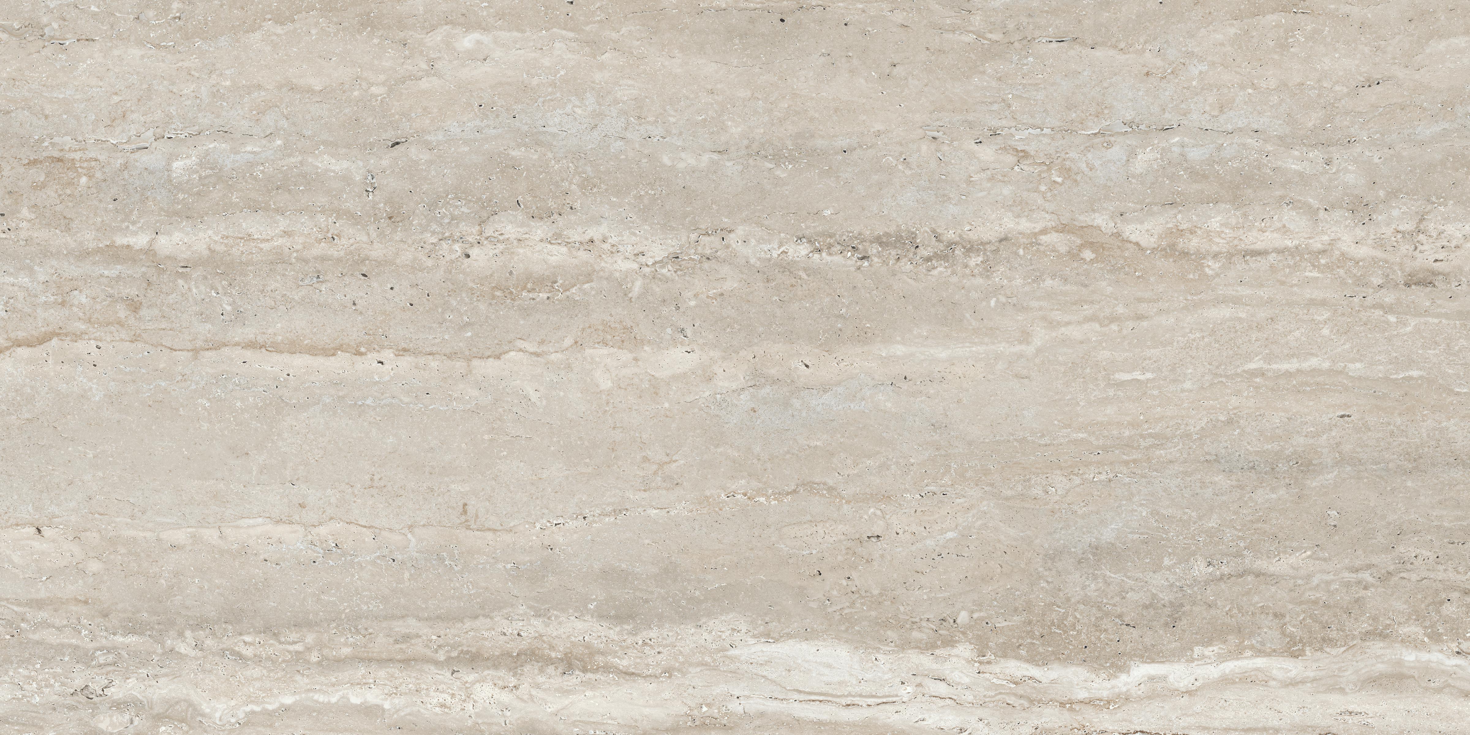 Travertine 24x48 Matte Porcelain Tile in Silver