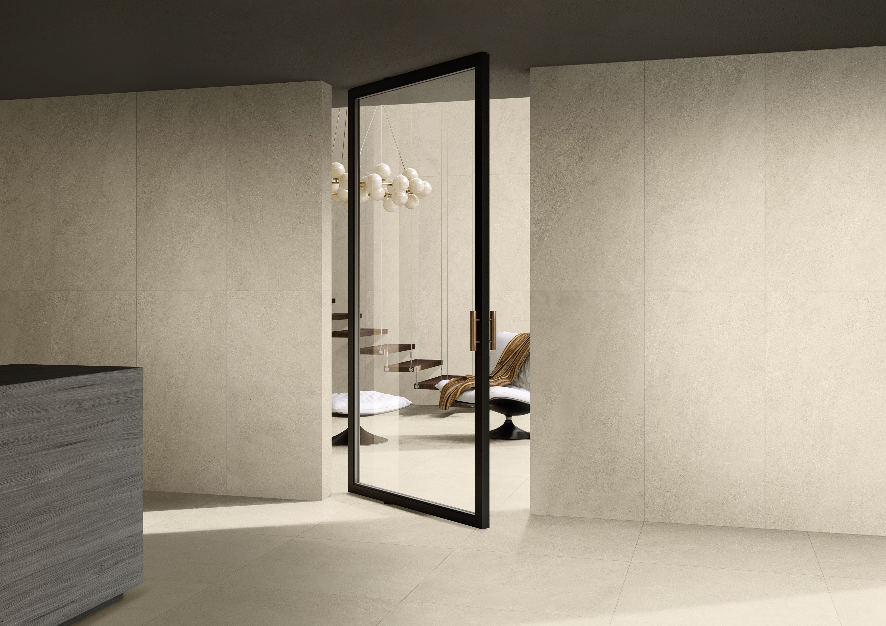 Tycoon 24x48 Matte Porcelain Tile in Buff