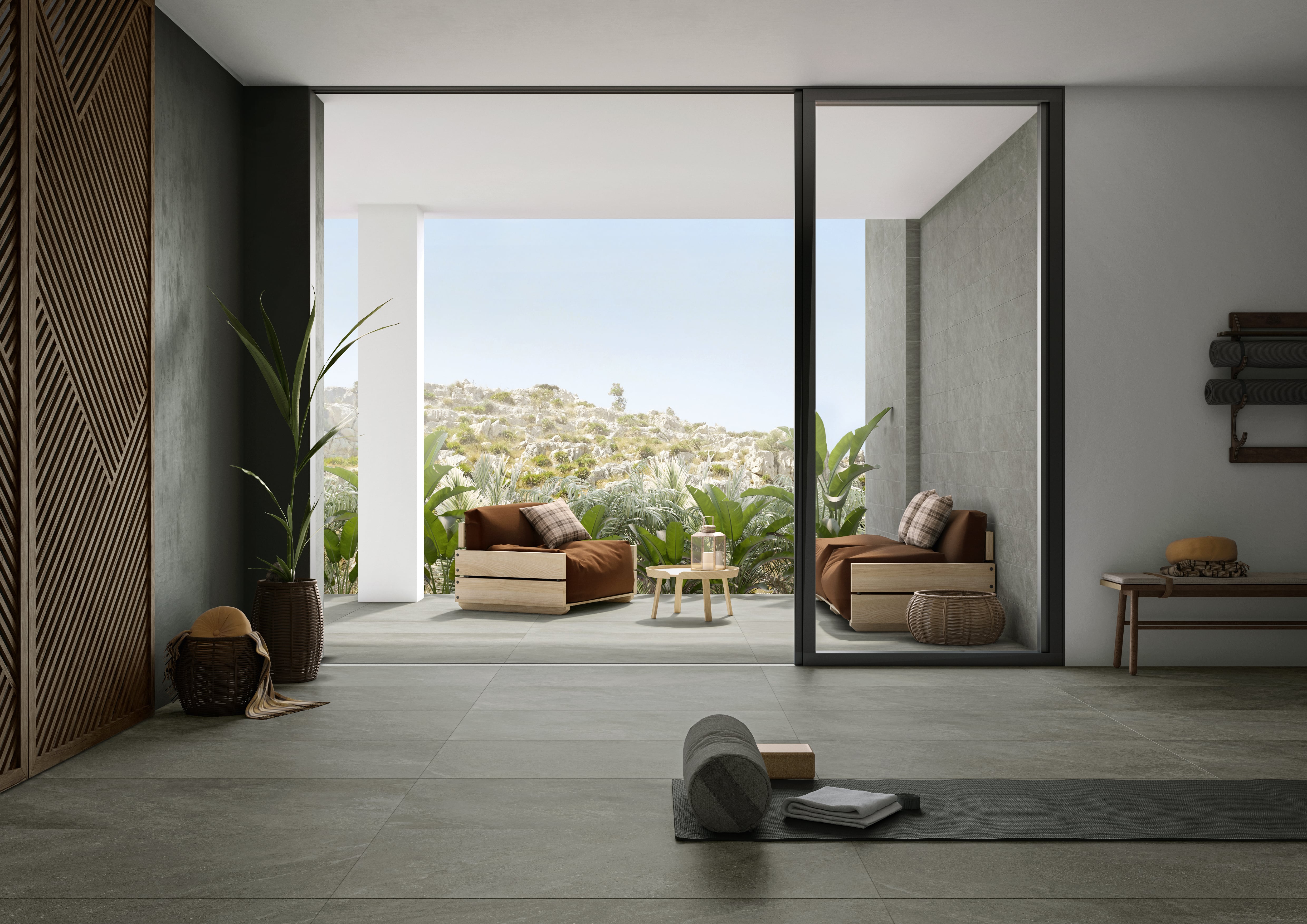 Tycoon 24x48 Matte Porcelain Tile in Storm Grey
