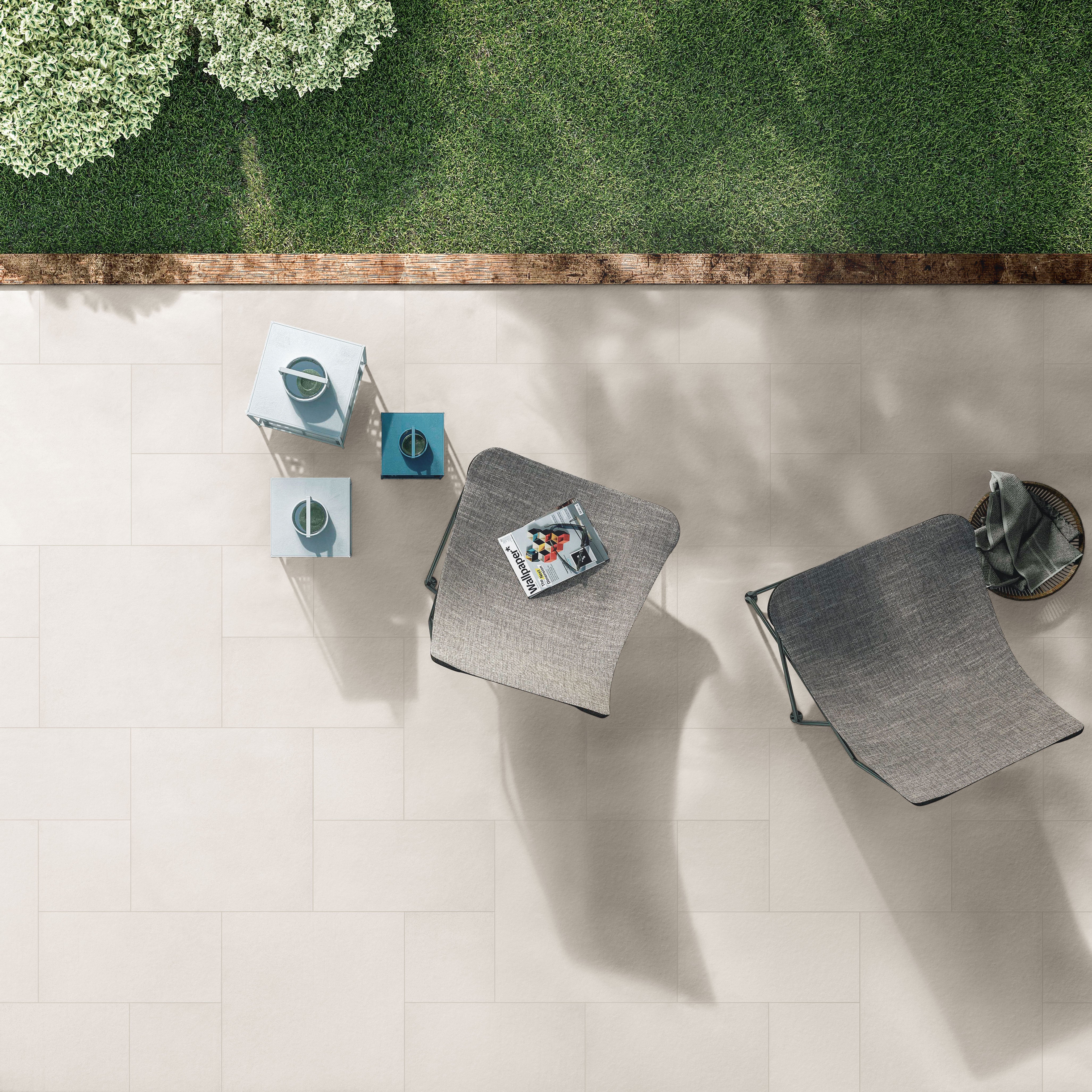 Urban Living 24x24 Raw Porcelain Tile in Pearl