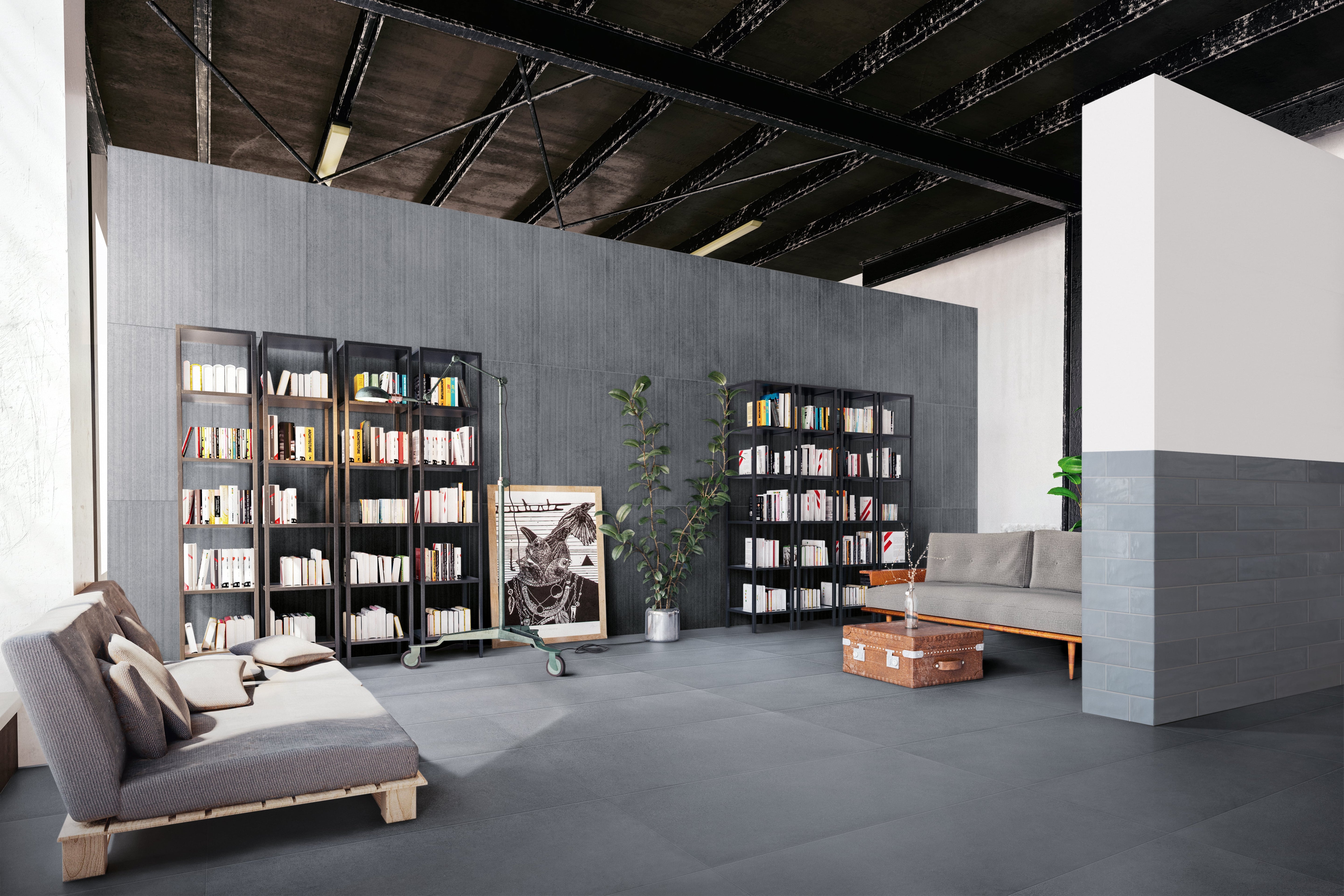 Urban Living 24x48 Matte Porcelain Tile in Dust Blue