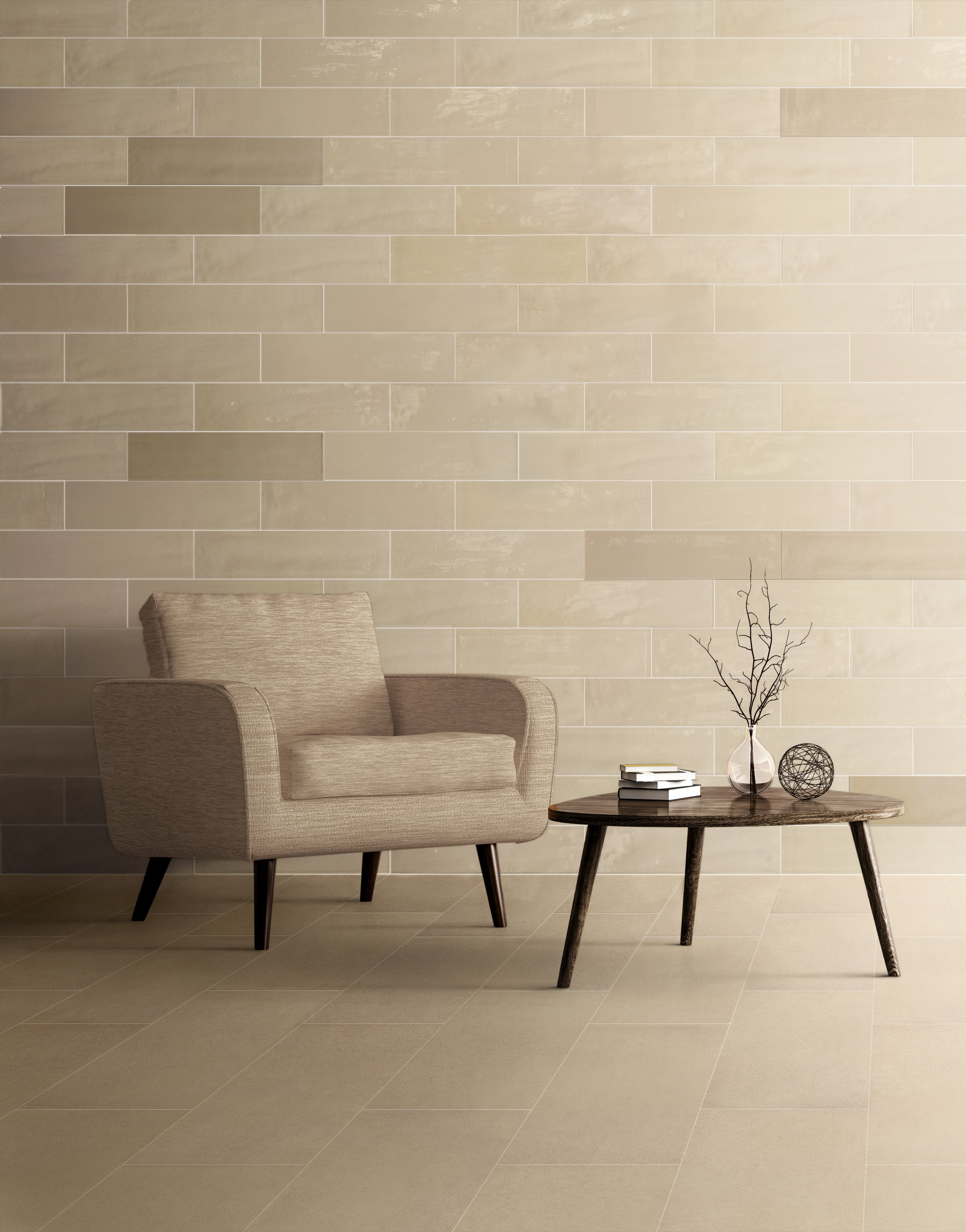 Urban Living 12x24 Matte Porcelain Tile in Sand