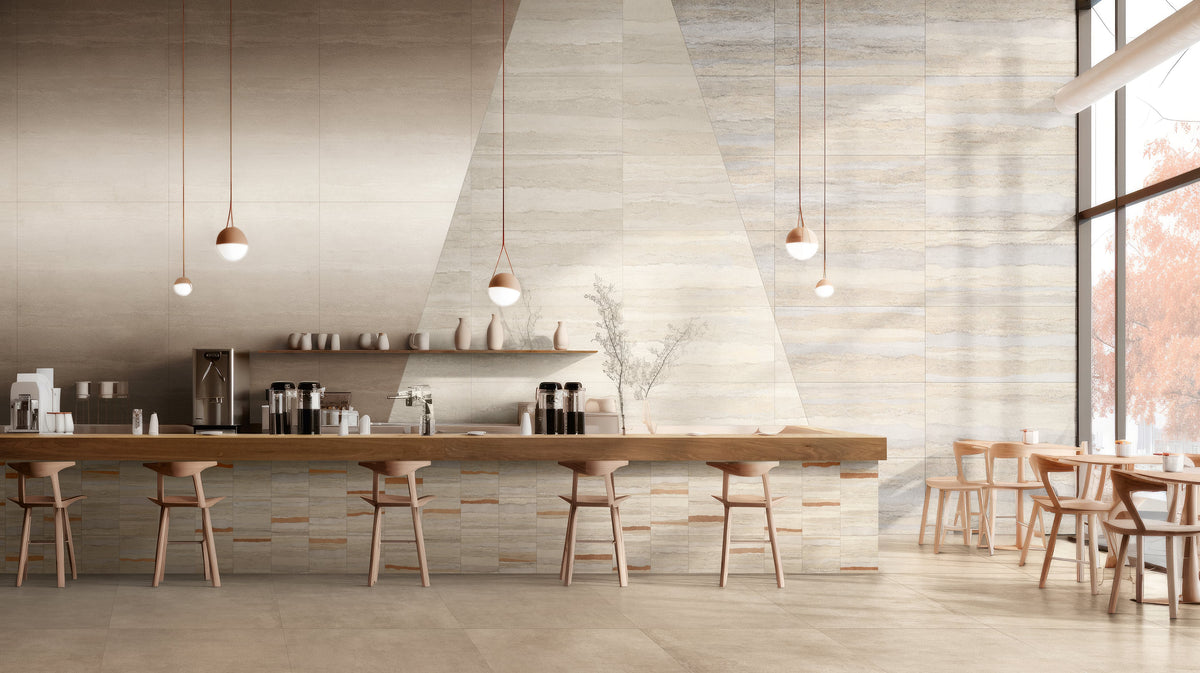 Imprint 12x24 Matte Porcelain Tile in Intaglio Warm – MILE®stone