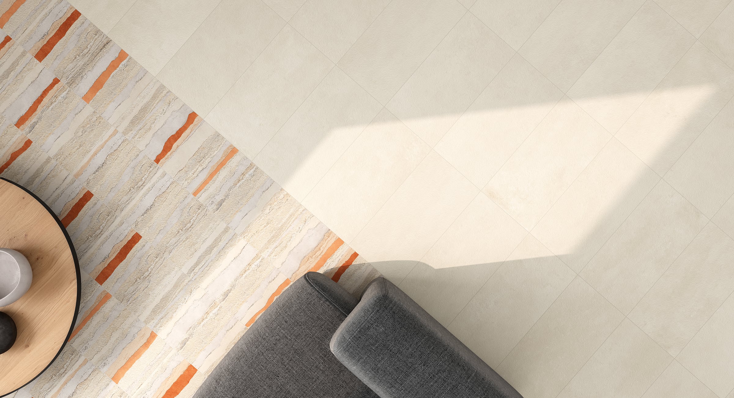 Imprint 12x12 Matte Porcelain Tile in Rare Earth Deco