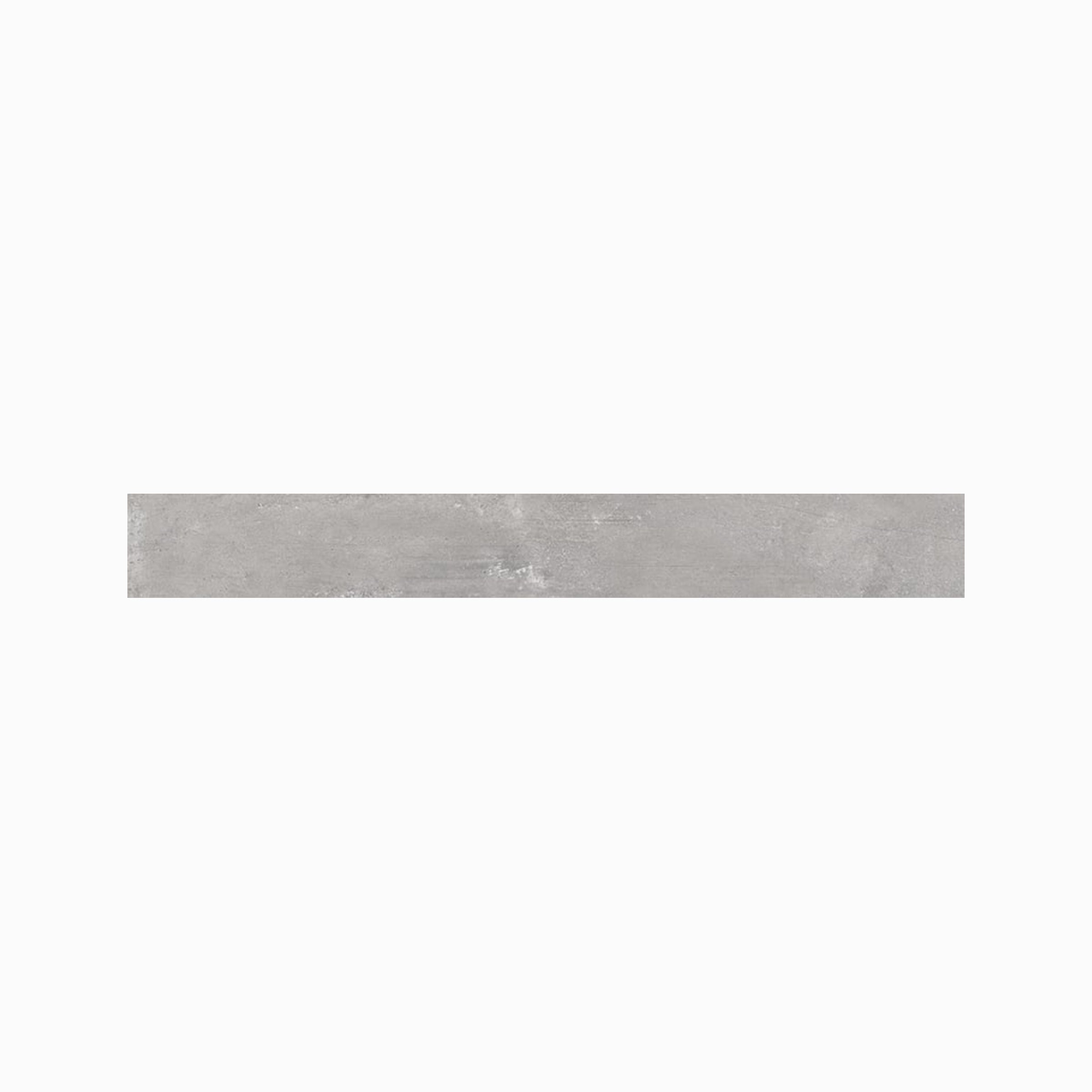 +One 3x24 Matte Porcelain Bullnose Tile in Ash