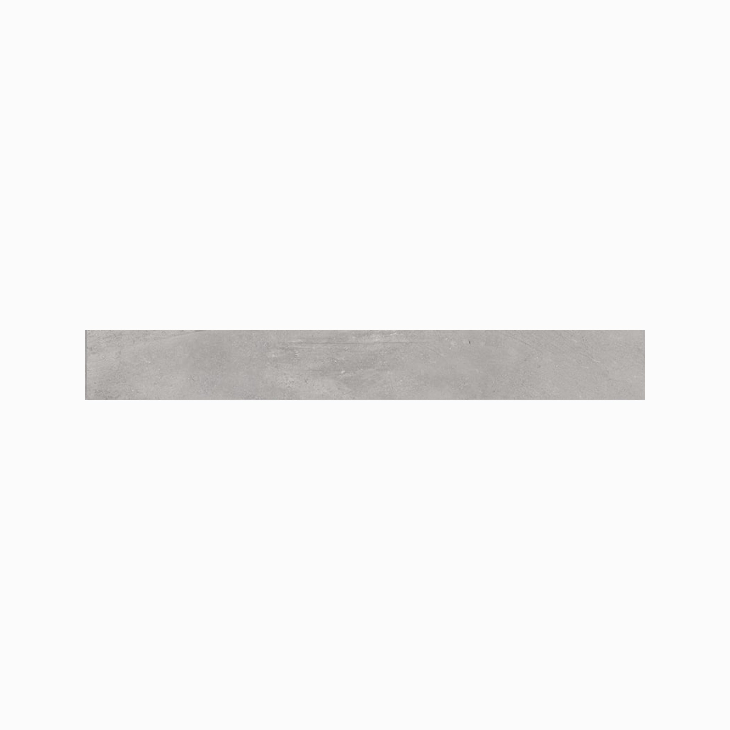 +One 3x24 Matte Porcelain Bullnose Tile in Ash