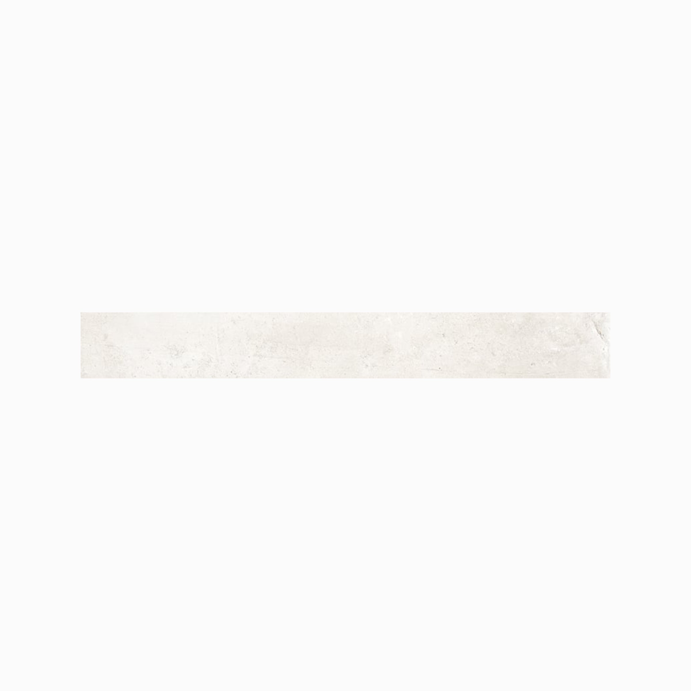 +One 3x24 Matte Porcelain Bullnose Tile in Chalk