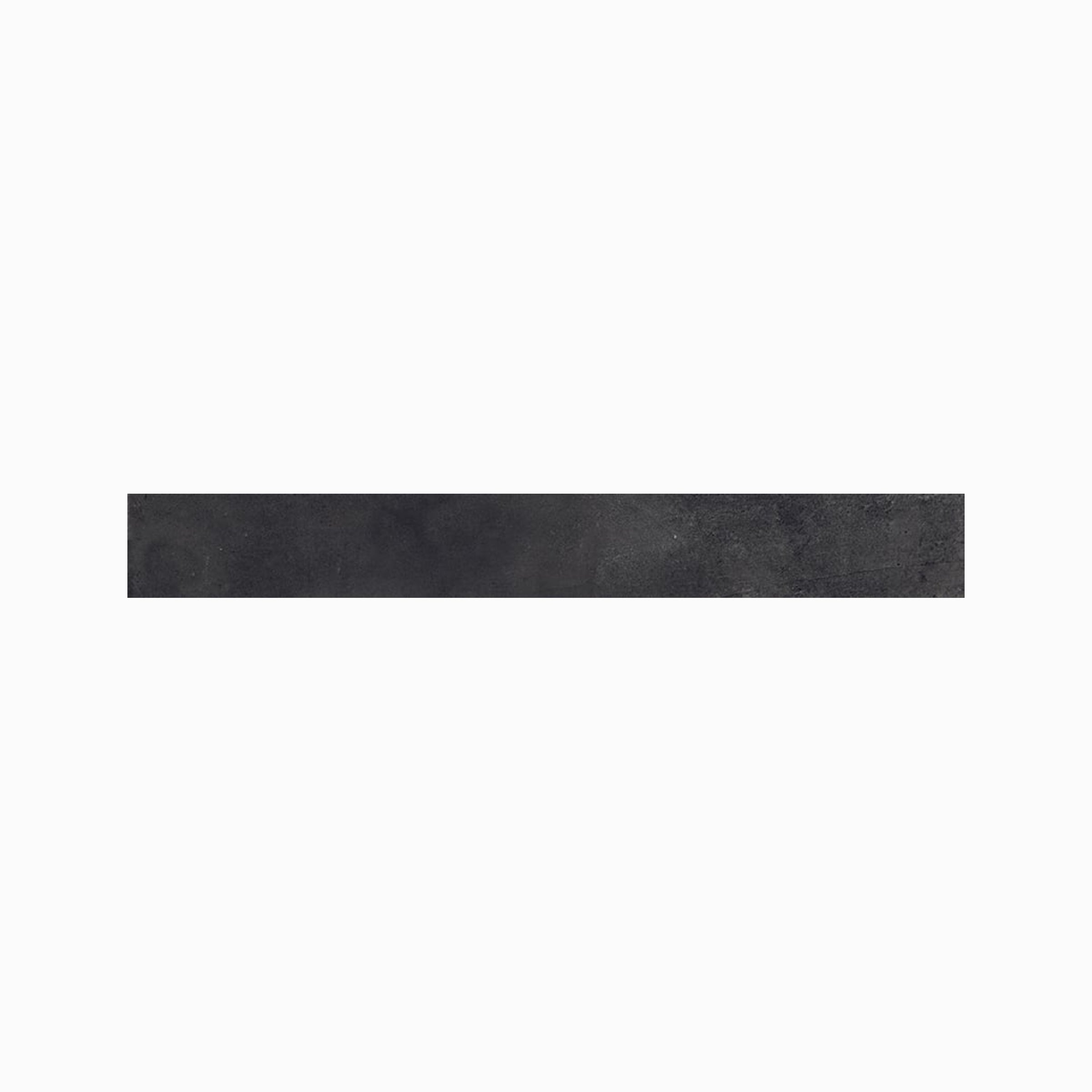 +One 3x24 Matte Porcelain Bullnose Tile in Coal