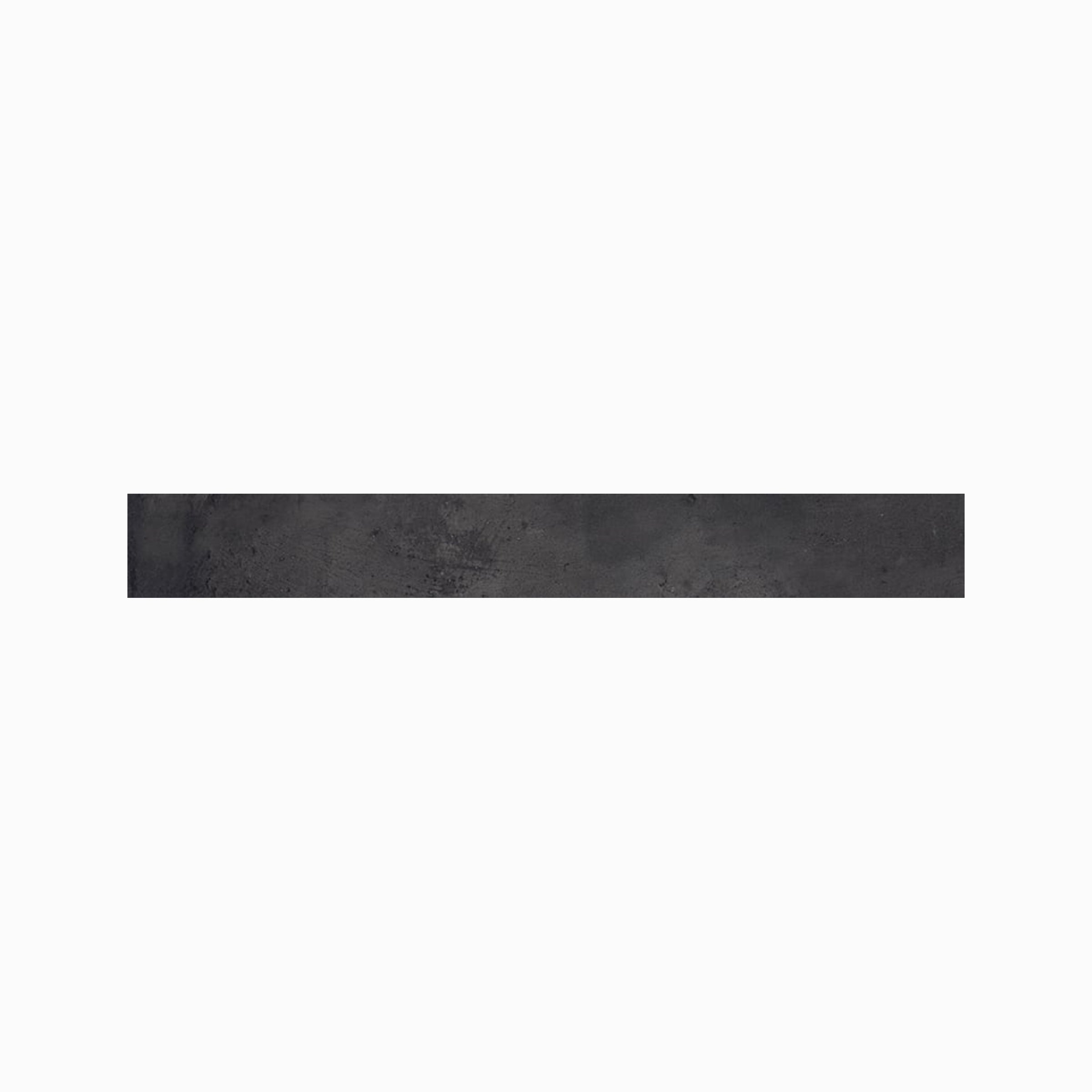 +One 3x24 Polished Porcelain Bullnose Tile in Coal