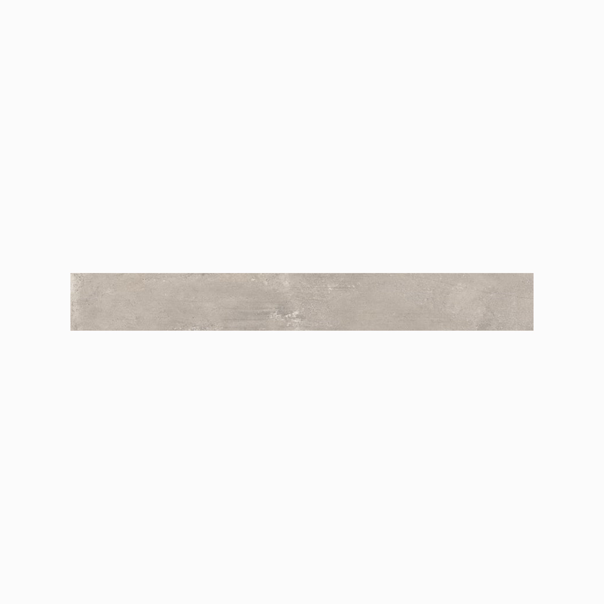 +One 3x24 Matte Porcelain Bullnose Tile in Greige