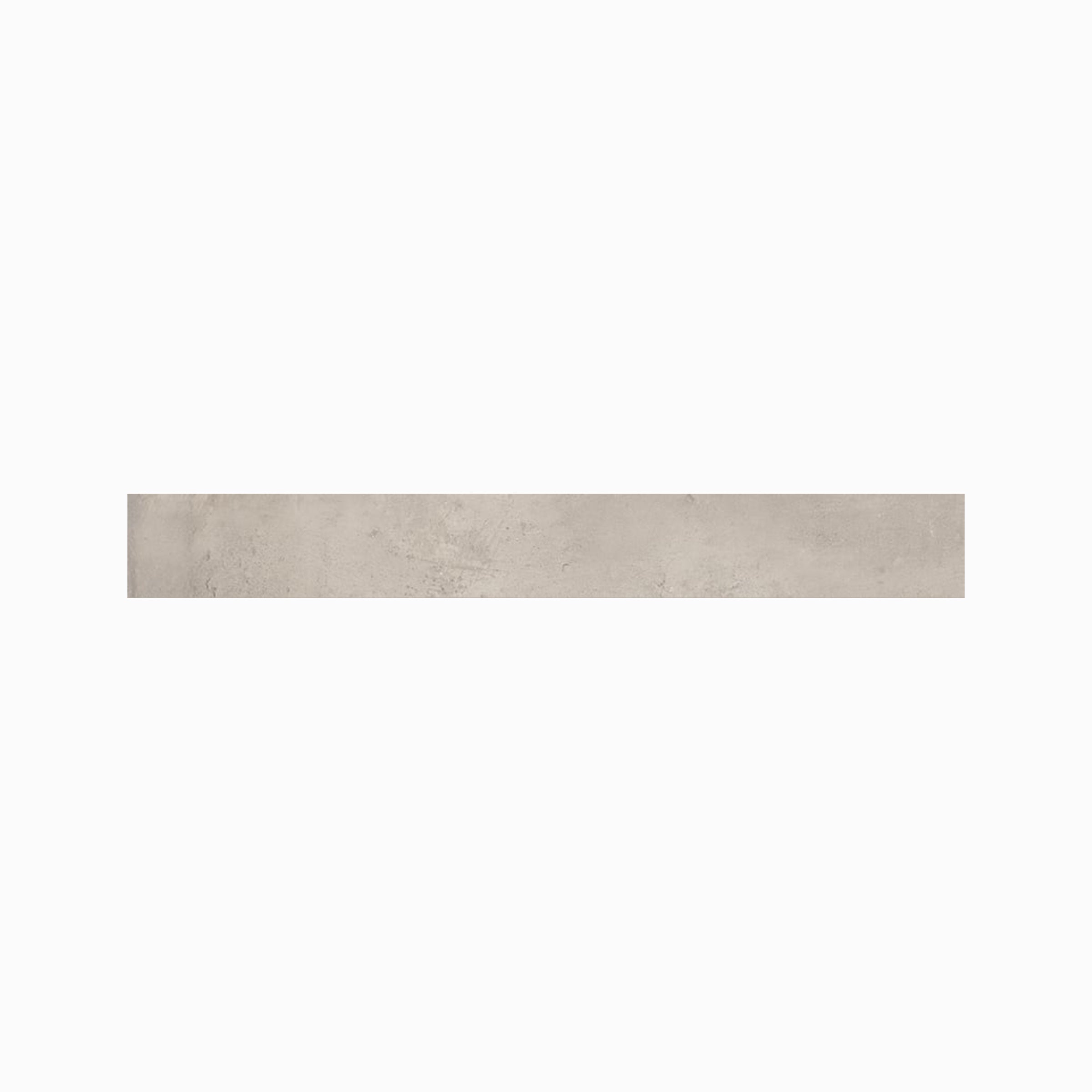 +One 3x24 Matte Porcelain Bullnose Tile in Greige