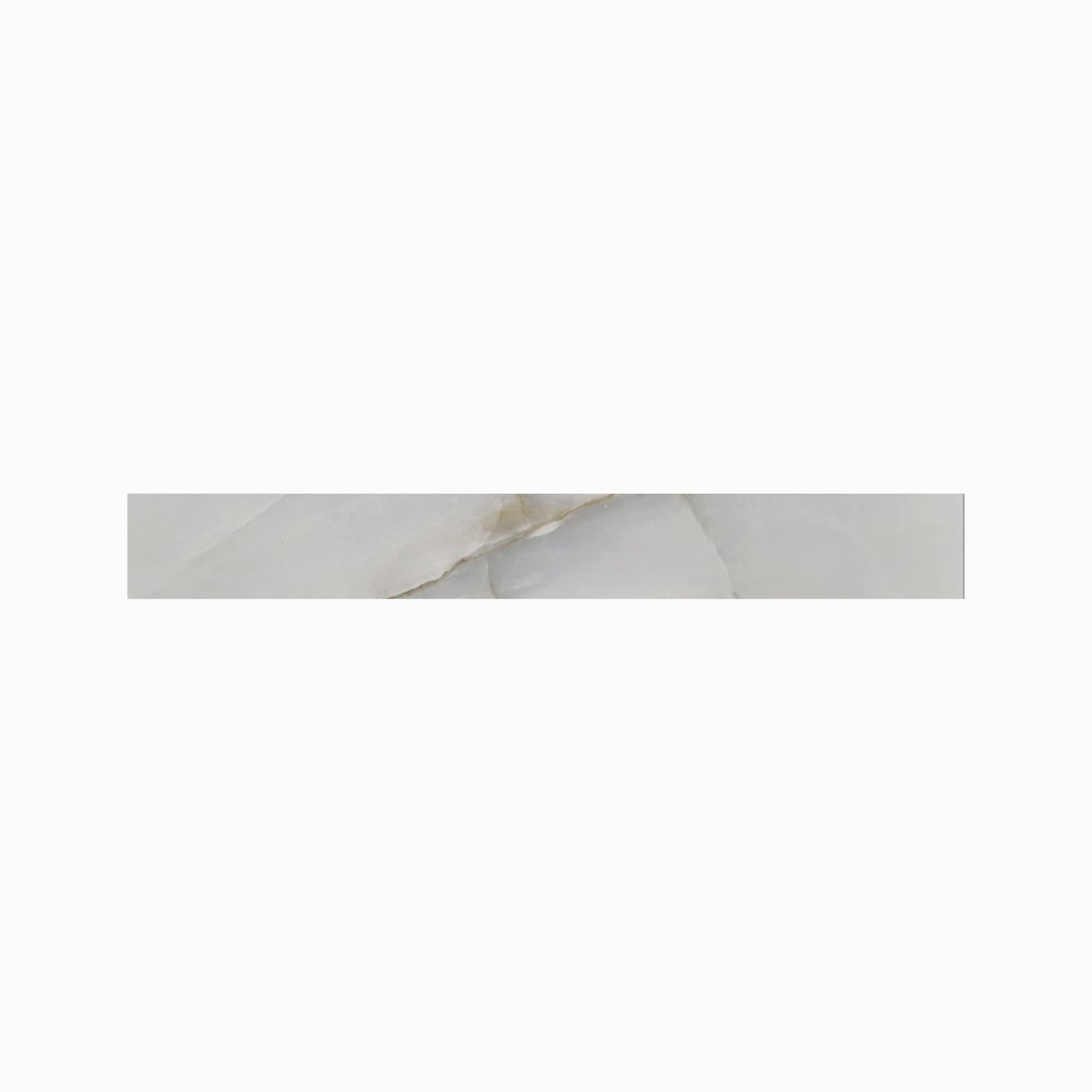 Onyx 3x24 Matte Porcelain Bullnose Tile in Dark Grey