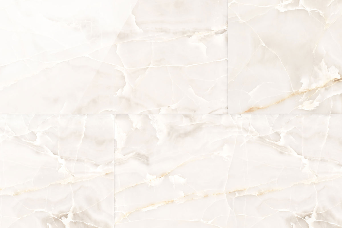 Onyx 24x48 Polished Porcelain Tile in Ivory – MILE®stone
