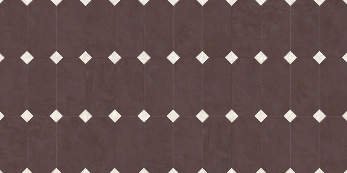 Shapes 13x13 Matte Porcelain Palace Royale Tile in Light Marron – MILE ...